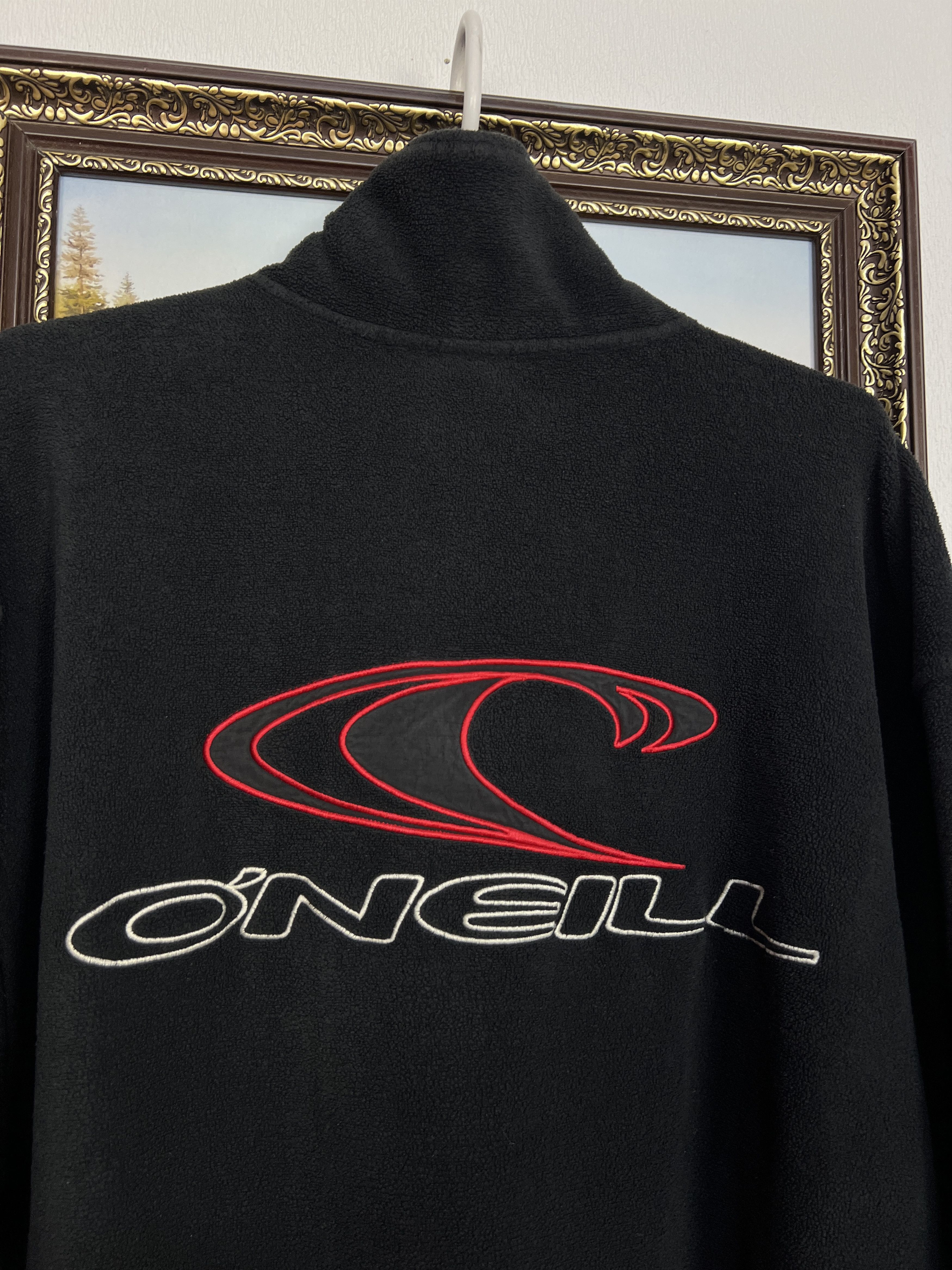 O'Neill Vintage Oneill Fleece Skater Sking Surfing Jacket 1/4 Zip Size US L / EU 52-54 / 3 - 9 Thumbnail