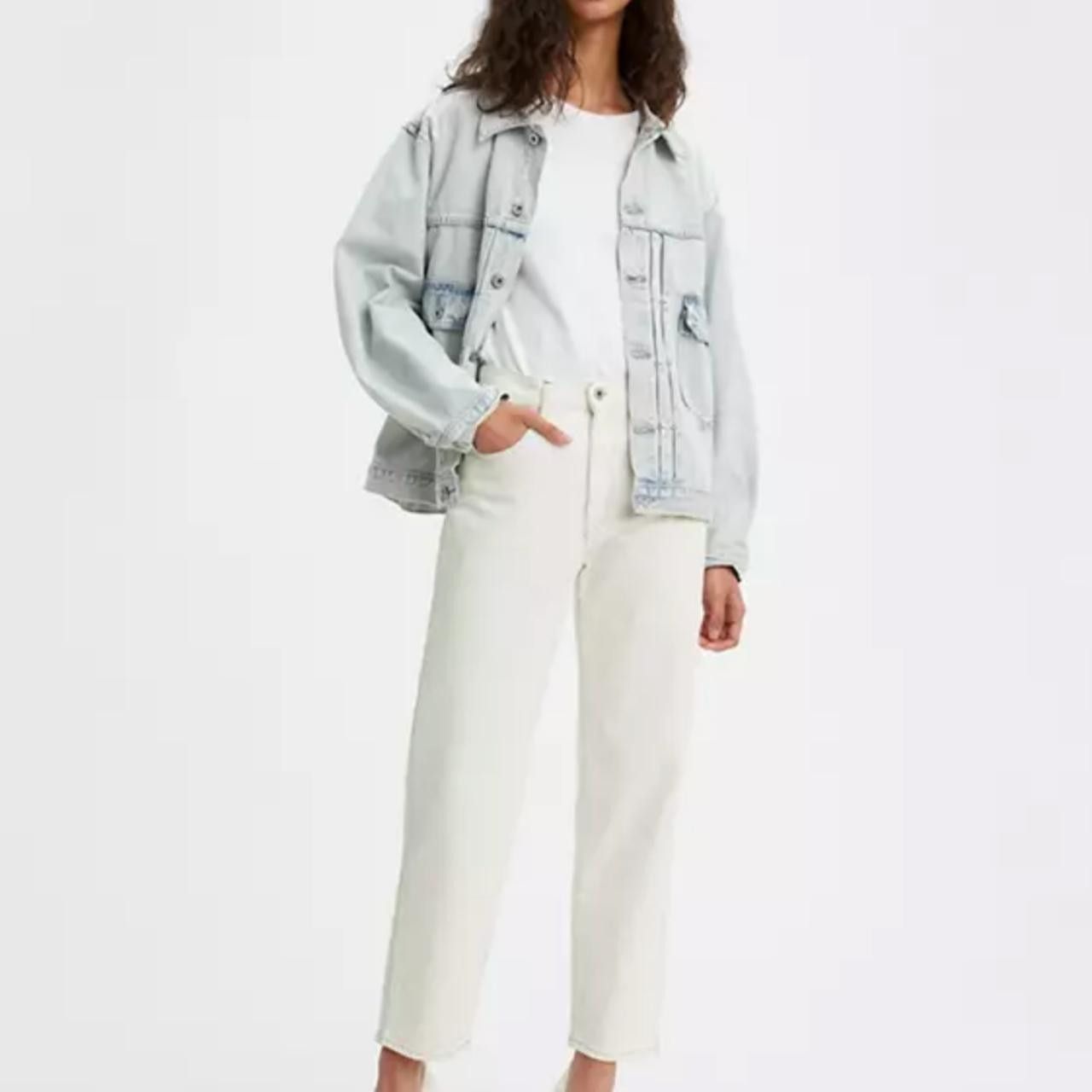 Levi's Levis Made & Crafted The Column Jeans - White Size 26" / US 2 / IT 38 - 4 Thumbnail