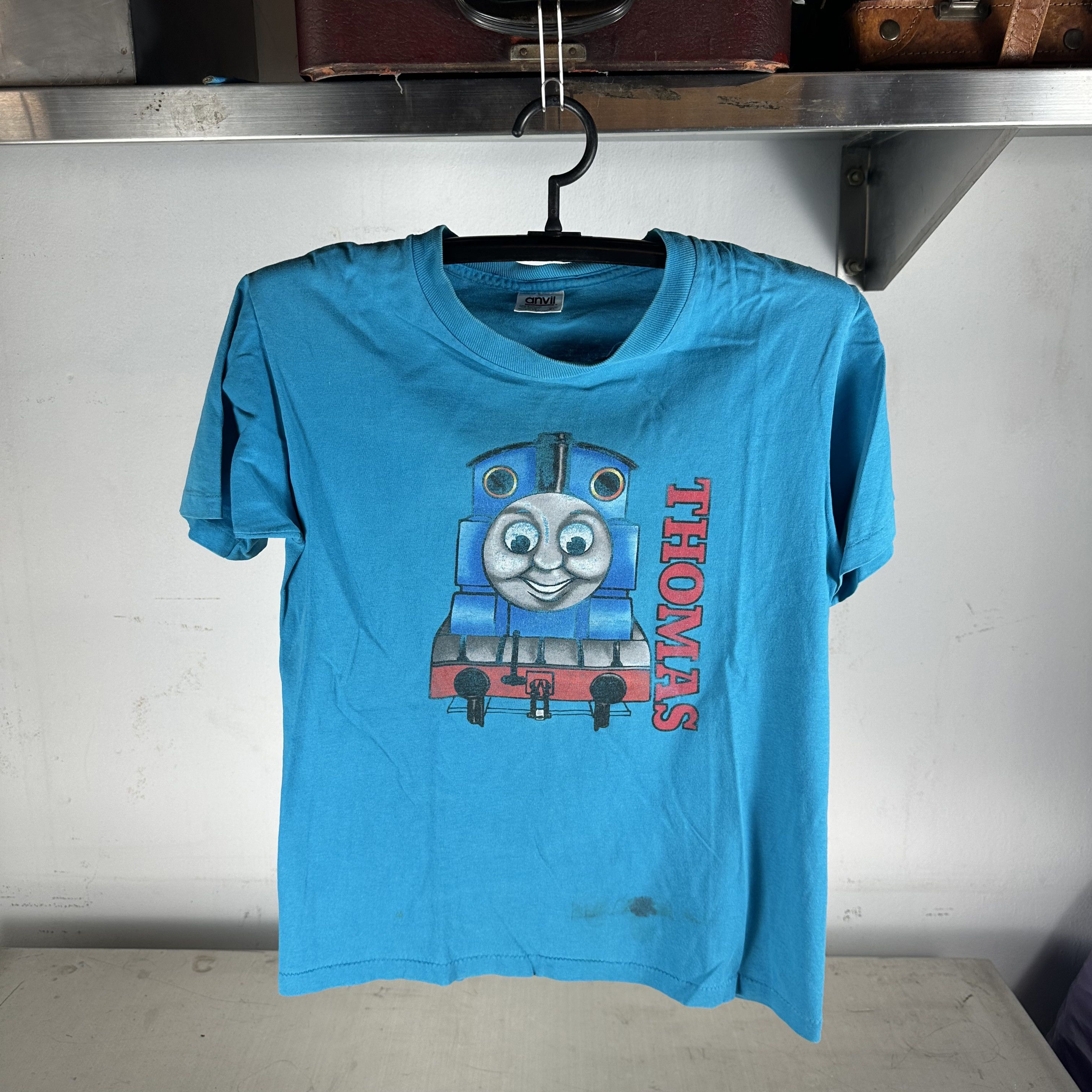 Vintage Vintage 90s Thomas The Engine Cartoon Graphic T-shirt Size US M / EU 48-50 / 2 - 1 Thumbnail