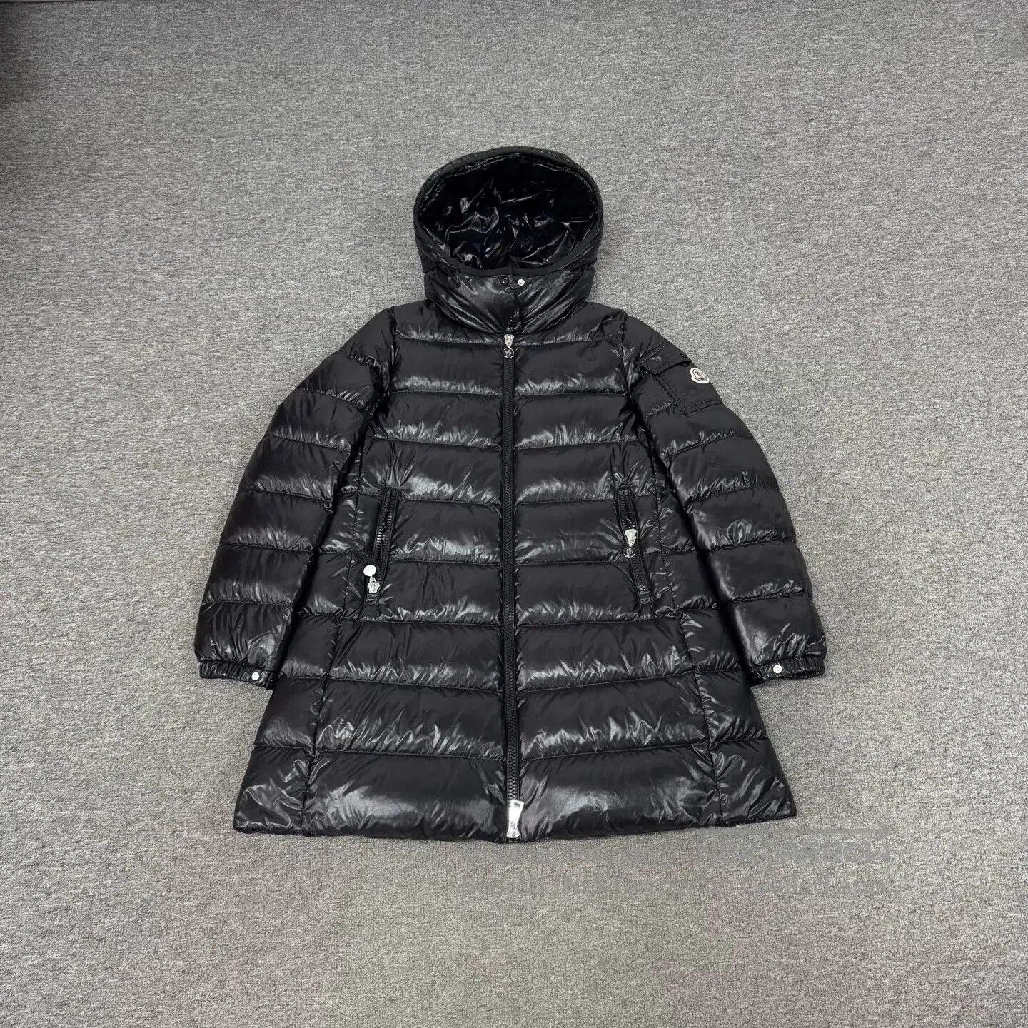 Moncler Moncler size 1 Courcelles Series: Long-length Hooded Down Size S / US 4 / IT 40 - 1 Thumbnail