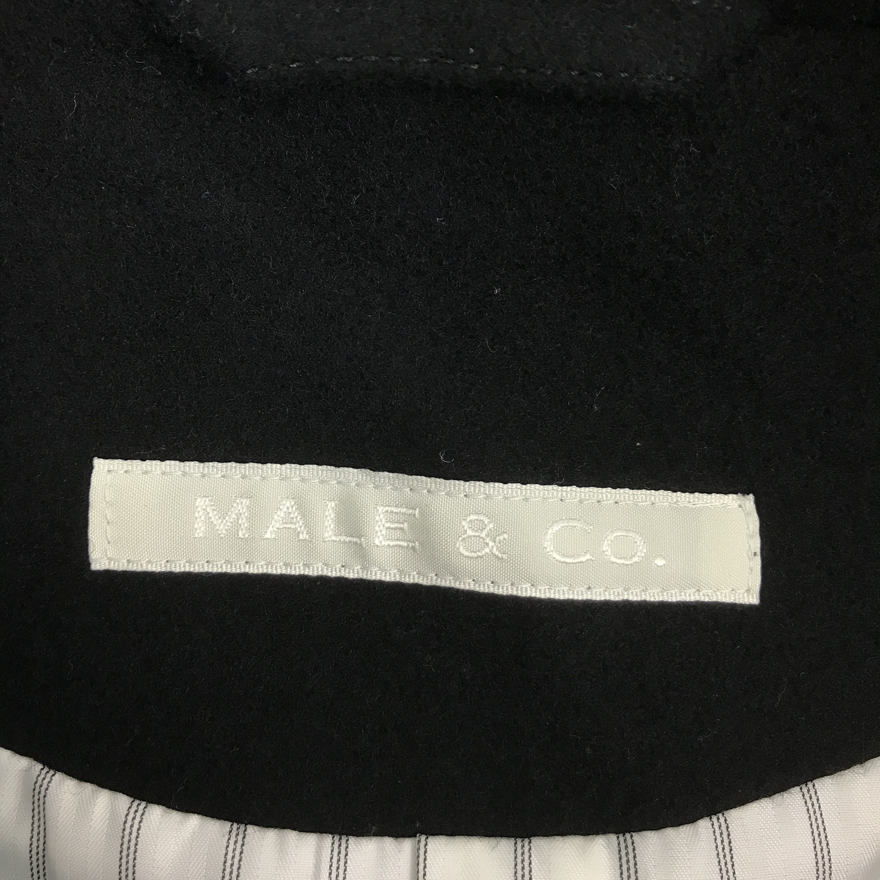 Designer × Japanese Brand MALE & CO DOUBLE BREASTED PUNK JAPAN WOOL JACKET Size US M / EU 48-50 / 2 - 11 Thumbnail