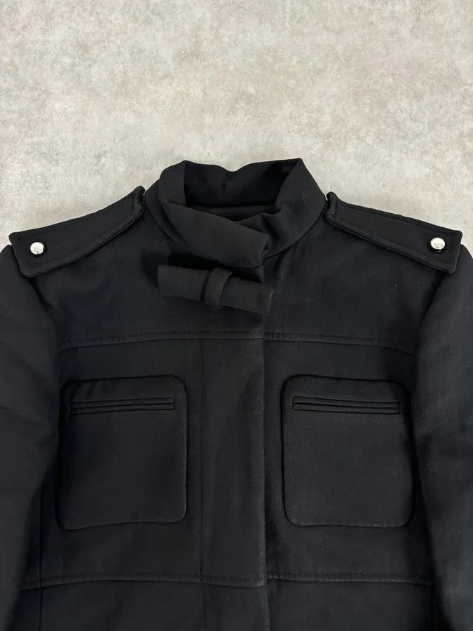 Balenciaga AW2005 Balenciaga Long Premium Wool Black Trench Coat Size US S / EU 44-46 / 1 - 6 Thumbnail