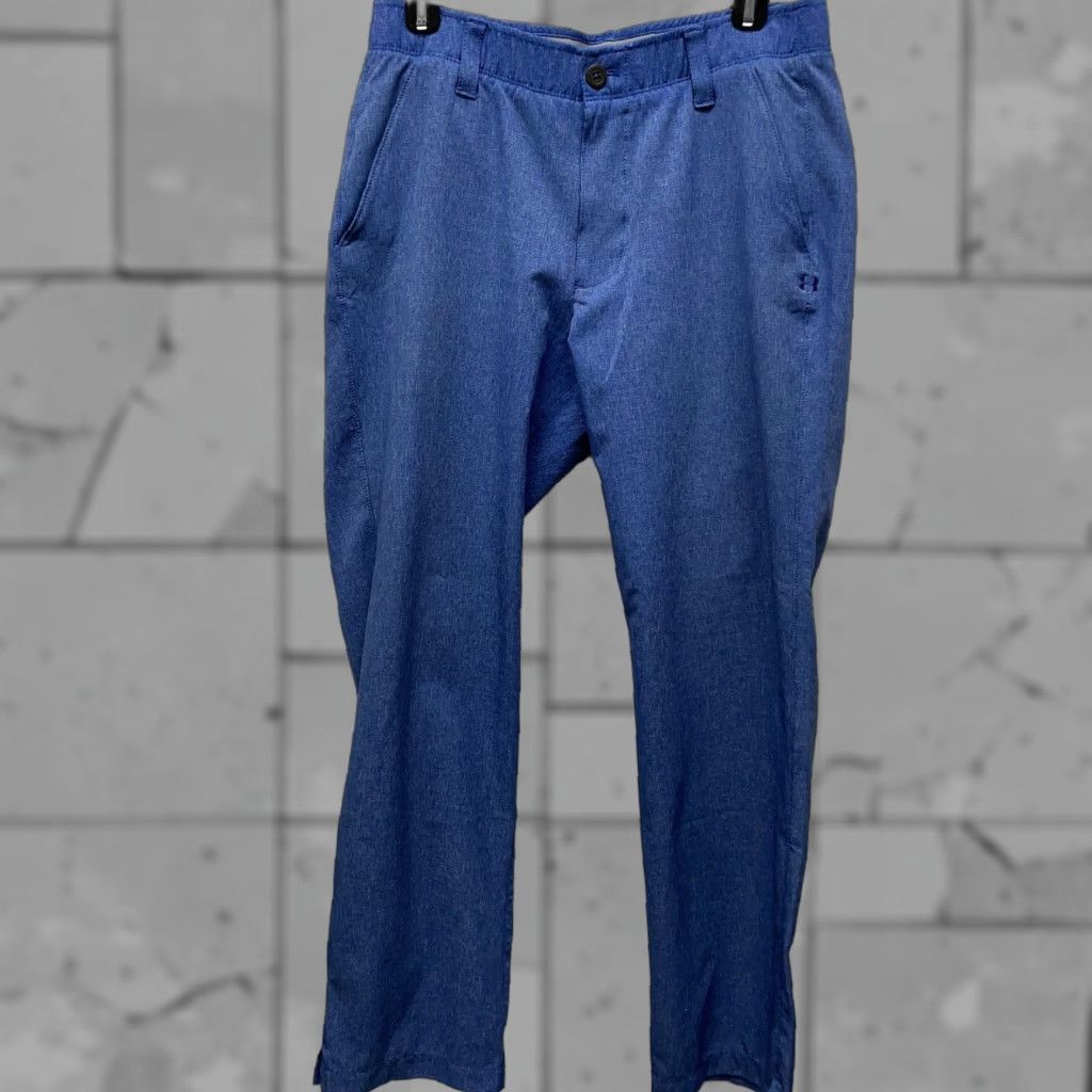 Under Armour Under Armour Loose Athletic Pants Mens 32x30 Blue Chino Athletic Stretchy Regular Fit 30 Inseam Mens Clothing Size US 32 / EU 48 - 1 Thumbnail