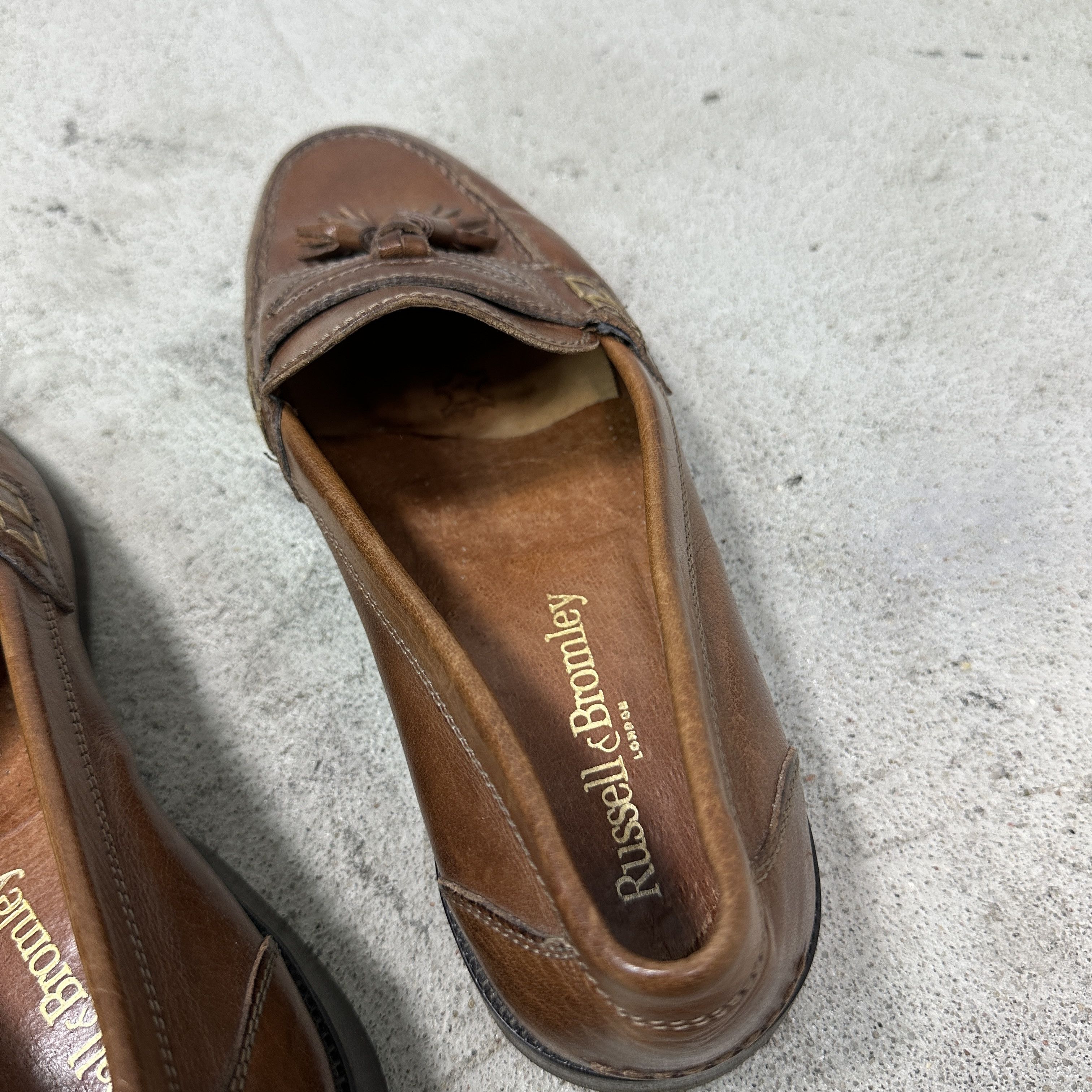Russell & Bromley Vintage Avant Garde Leather Russell & Bromley Loafers Y2K Size US 9 / EU 42 - 7 Thumbnail