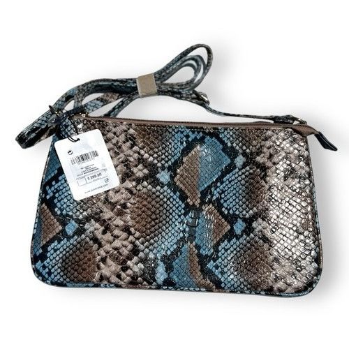 Other Python-Print Faux Leather Crossbody Bag With Adjustable Stra Size ONE SIZE - 2 Thumbnail