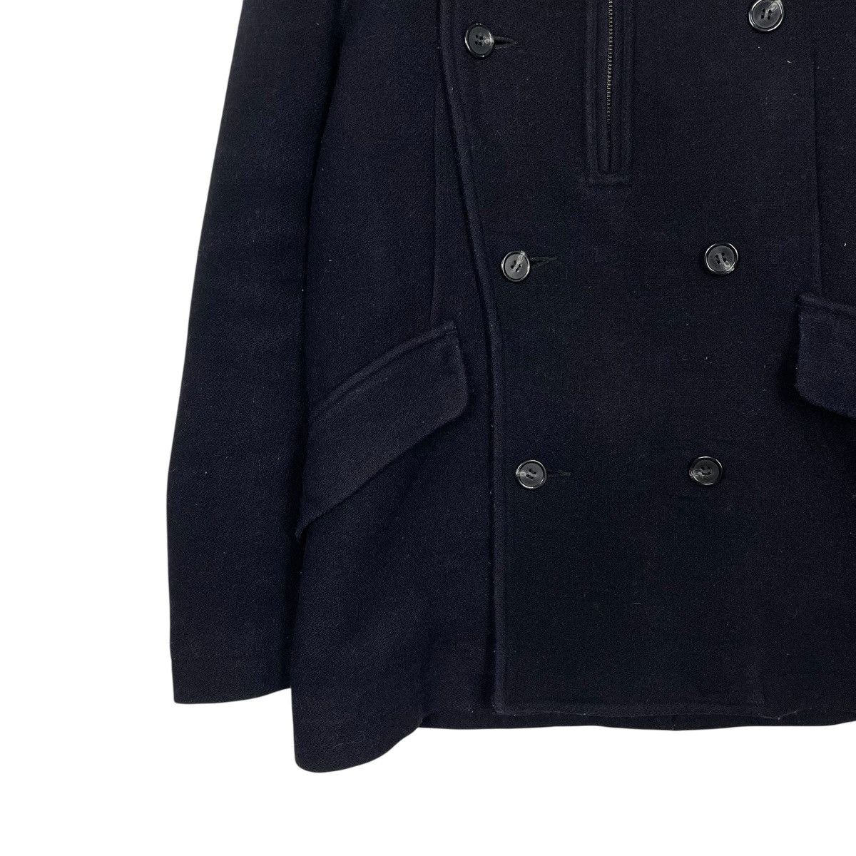 Zucca Cabane De Zucca Double Breasted Hooded Wool Jacket Size US S / EU 44-46 / 1 - 3 Thumbnail