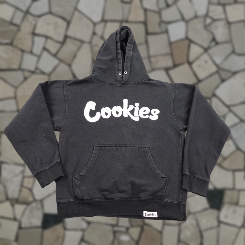 Vintage Cookies Hoodie Mens Small Black Pullover Sweatshirt Berner Cannabis Stoner Size US S / EU 44-46 / 1 - 1 Thumbnail