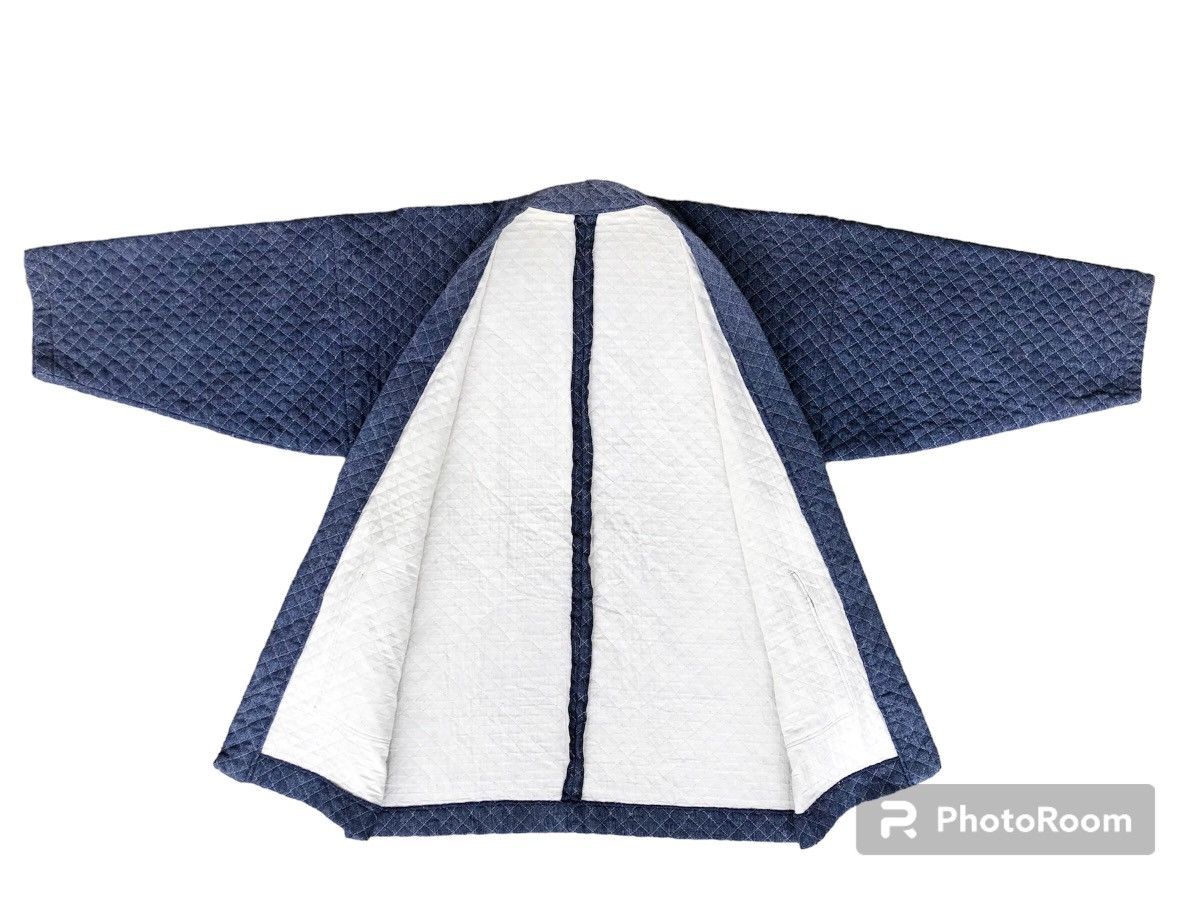 Indigo × Japanese Brand Japanese brand indigo quilted Kimono Size US M / EU 48-50 / 2 - 3 Thumbnail