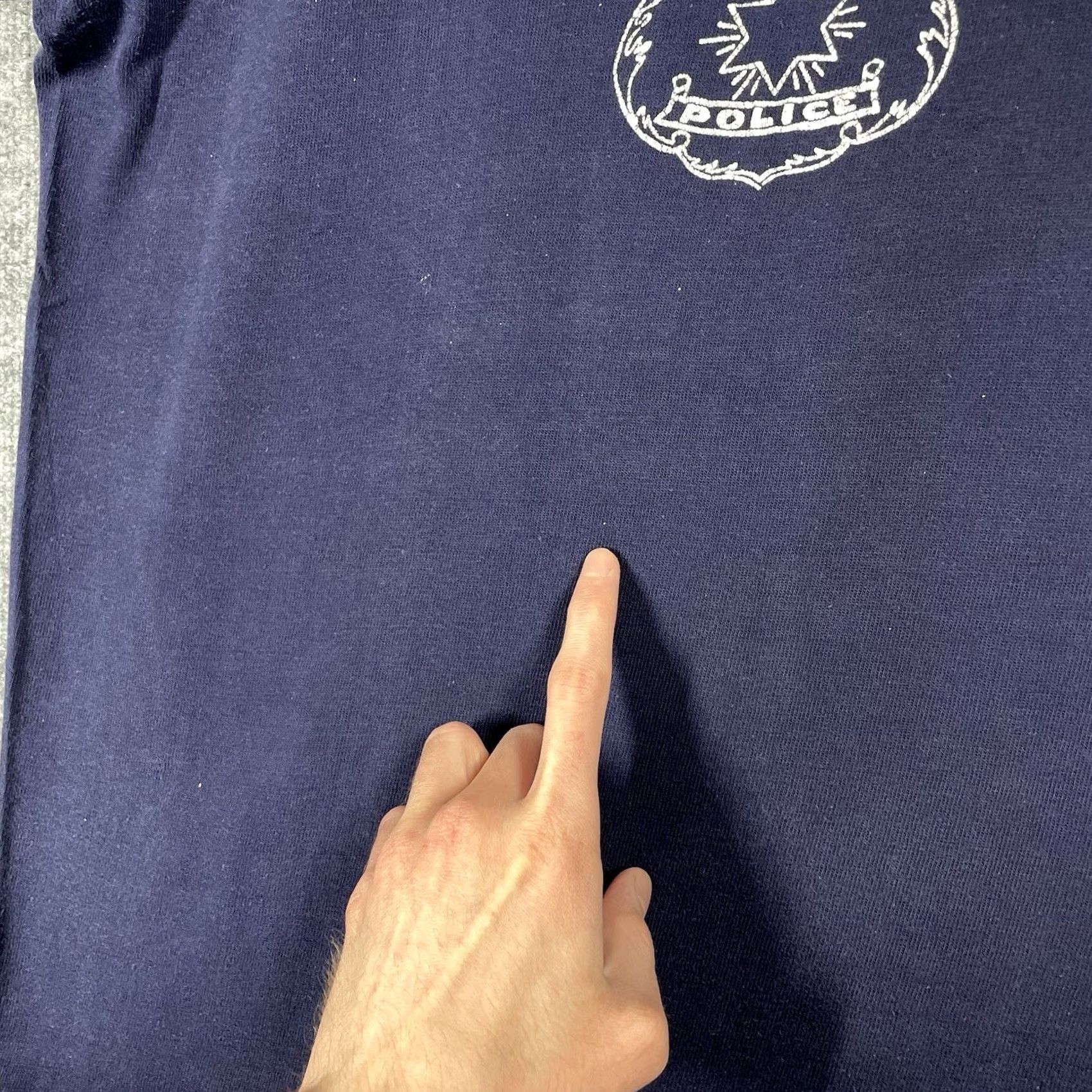 Vintage VINTAGE Milwaukee Police Athletic Association T Shirt Mens XL Blue 40s Athletic Ringer Decade 1940s Mens Size US XL / EU 56 / 4 - 6 Thumbnail
