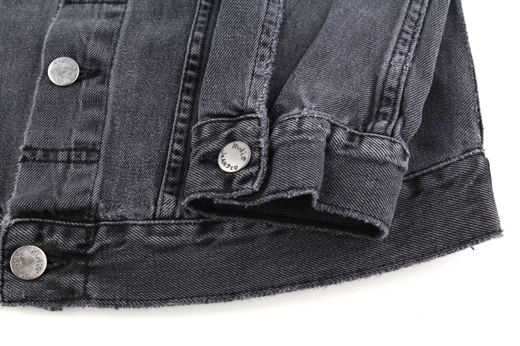 Nudie Jeans BILLY XS Desolation Grey Polo Neck Pockets Denim 82458 Size US XS / EU 42 / 0 - 5 Thumbnail