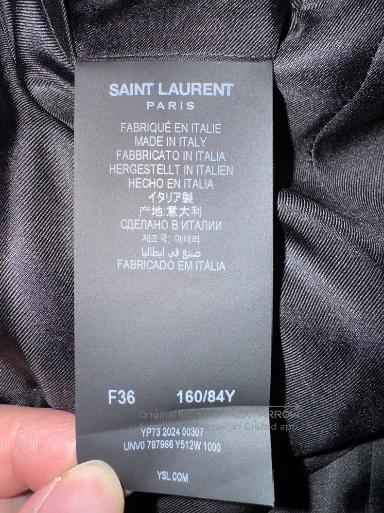 Saint Laurent Paris Saint Laurent Paris jacket Size XS / US 0-2 / IT 36-38 - 4 Thumbnail