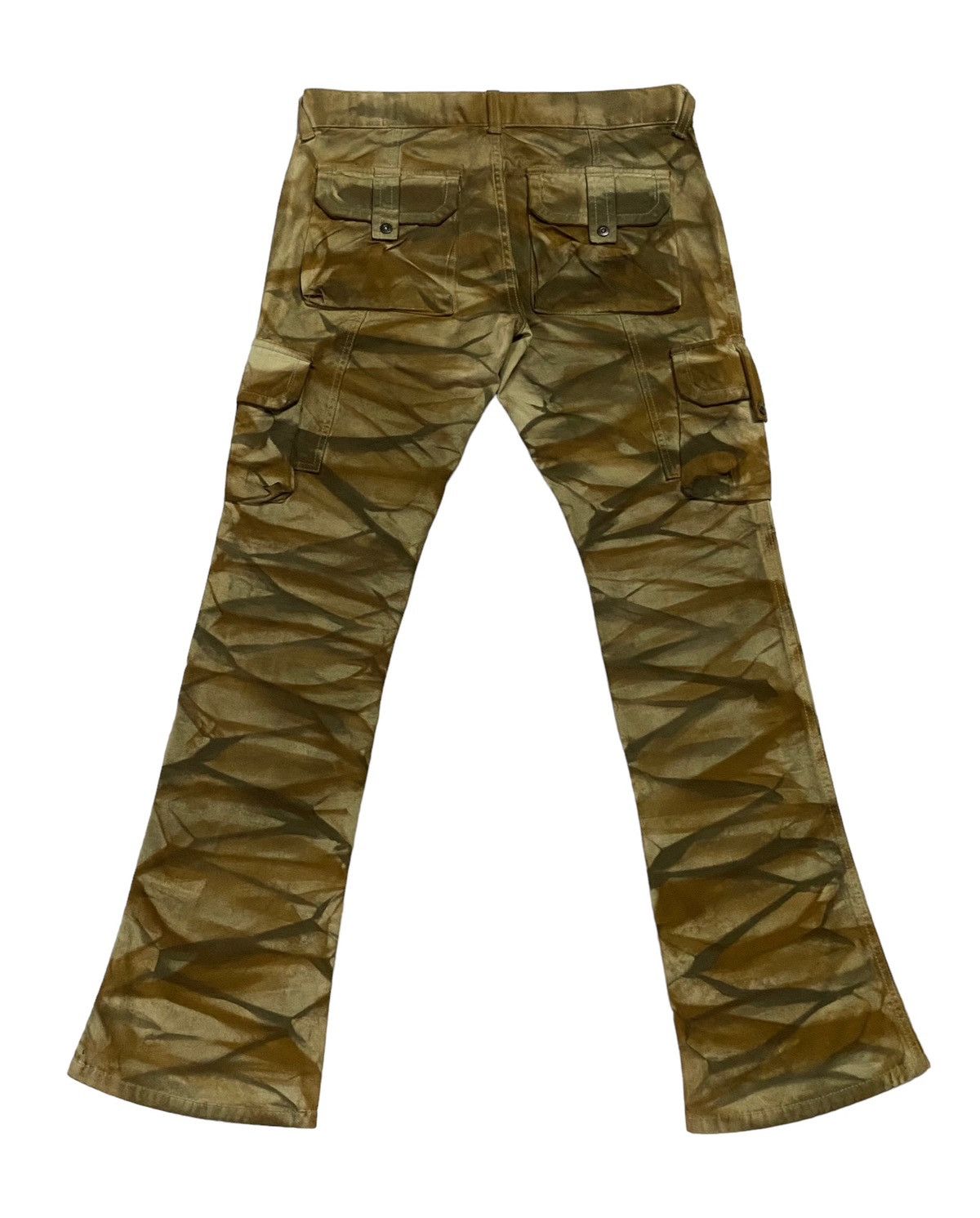 Japanese Brand × Tornado Mart Rare Design‼️Tornado Mart Flare Multi-Pocket Pants Size US 32 / EU 48 - 3 Thumbnail