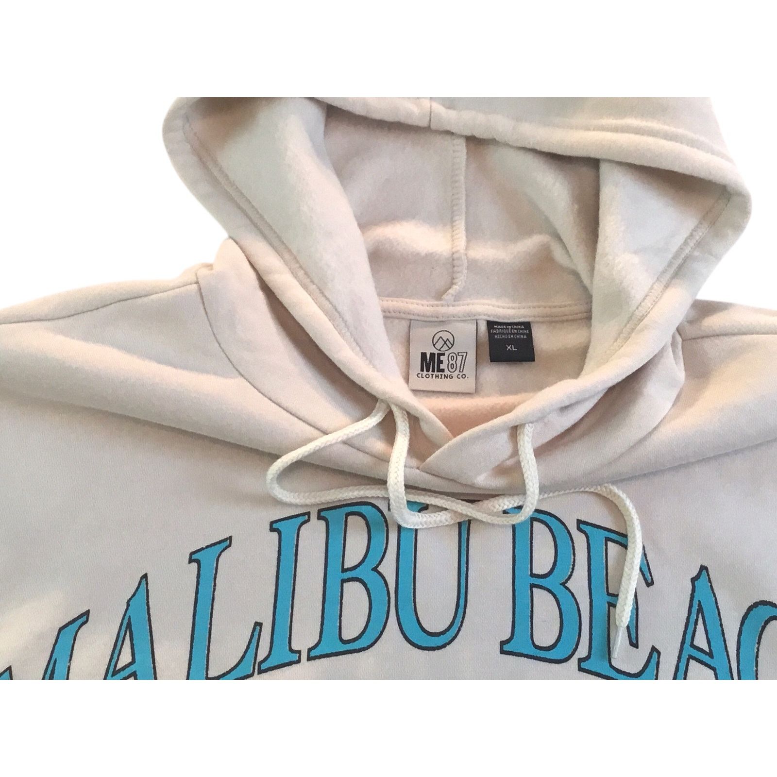 Other Malibu Beach New Hoodie ME87 Clothing XL Tan Teal NWT $50.00 Size US XL / EU 56 / 4 - 2 Thumbnail