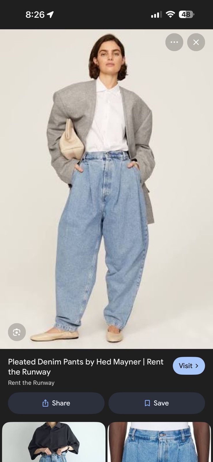Hed Mayner Hed Mayner pleated Jeans Size US 29 - 5 Thumbnail