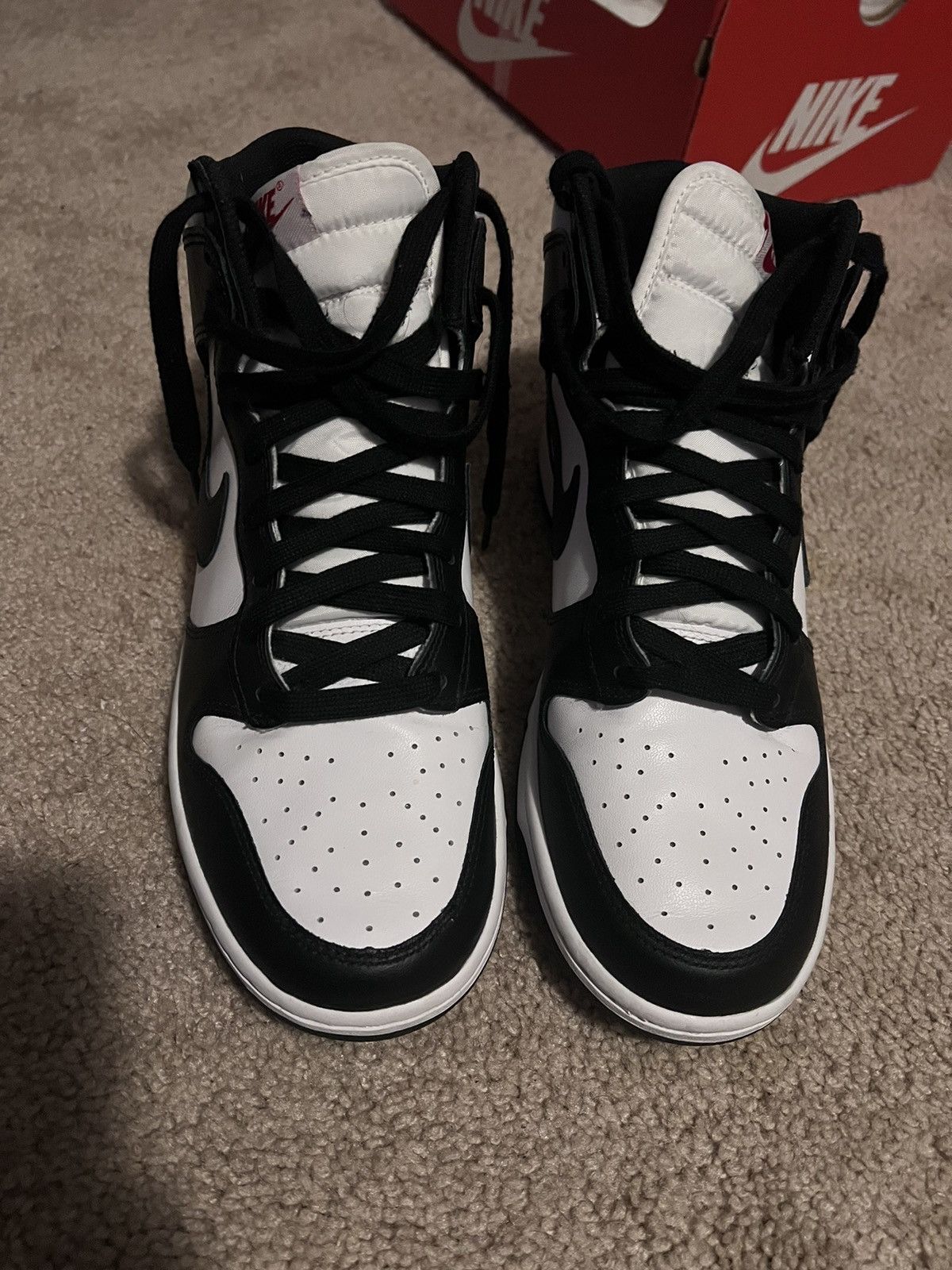 Nike Nike Dunk Black and White Size US 10 / EU 43 - 3 Thumbnail