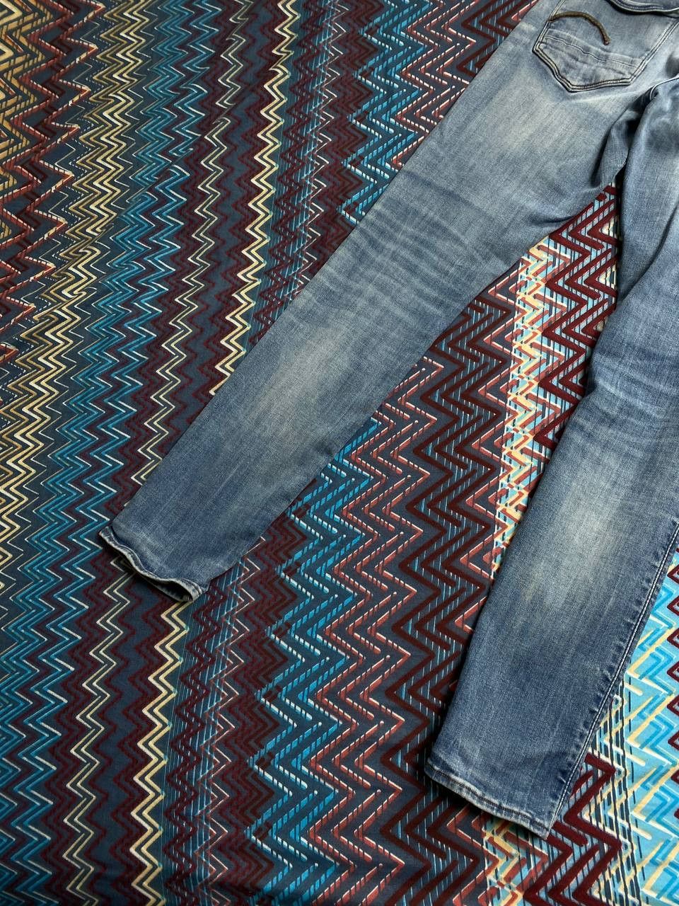 G-Star × Vintage Vintage G-Star Raw Distressed Jeans Faded Raw 3301 Size US 30 / EU 46 - 12 Thumbnail