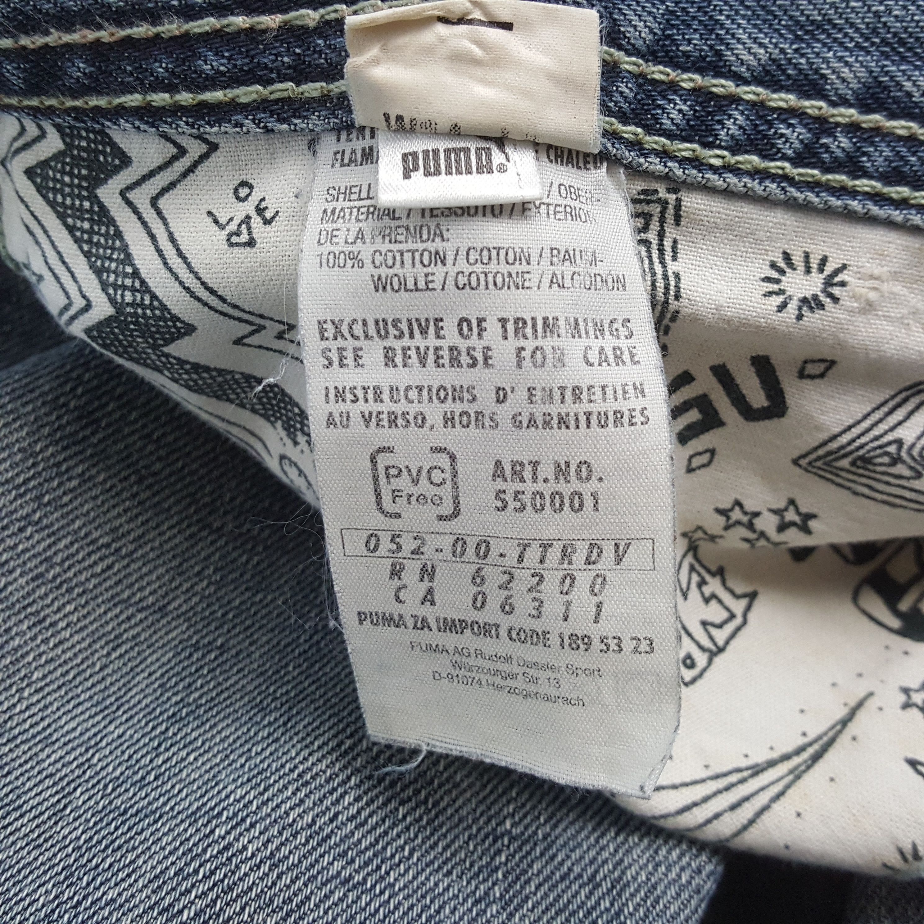 Evisu Evisu x Puma Japanese Brand Custom Daicock Jeans RR27 Size US 34 / EU 50 - 14 Thumbnail