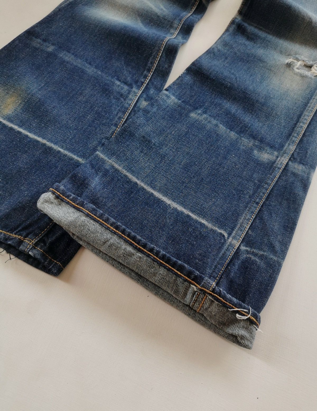 Big John 70s Vintage Big John Flare Denim Jeans Size US 26 / EU 42 - 4 Thumbnail