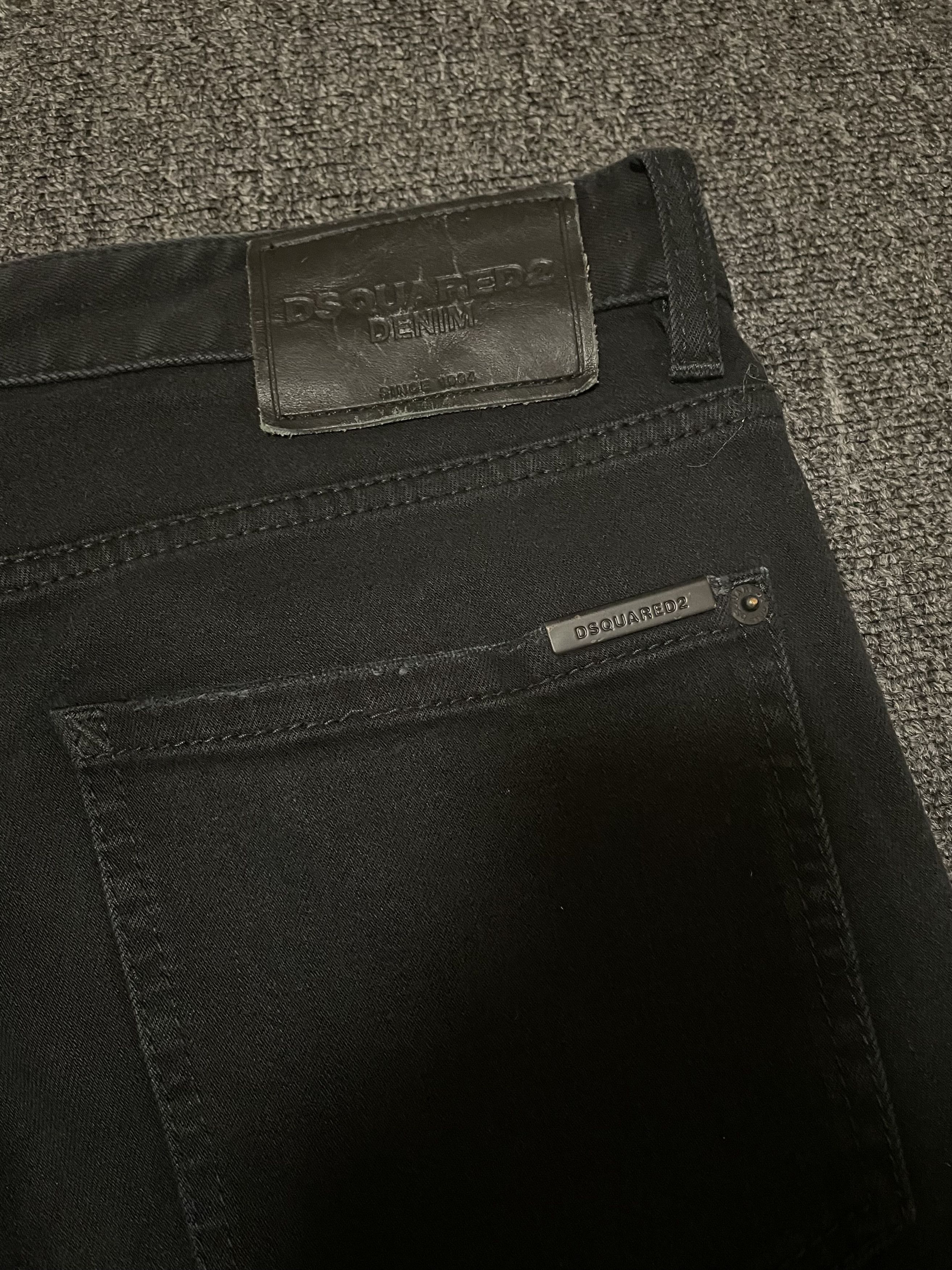 Dsquared2 DSQUARED2 black stretch casual jeans size 50 Size US 34 / EU 50 - 4 Thumbnail