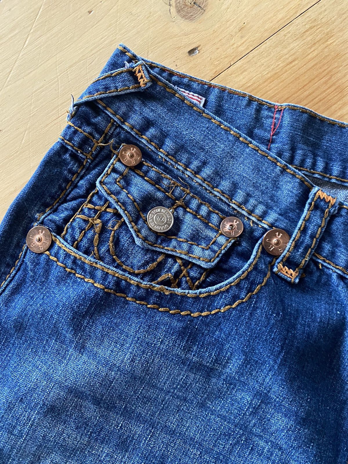 Pelle Pelle × True Religion × Vintage Vintage true religion jeans 40 Size US 40 / EU 56 - 8 Thumbnail
