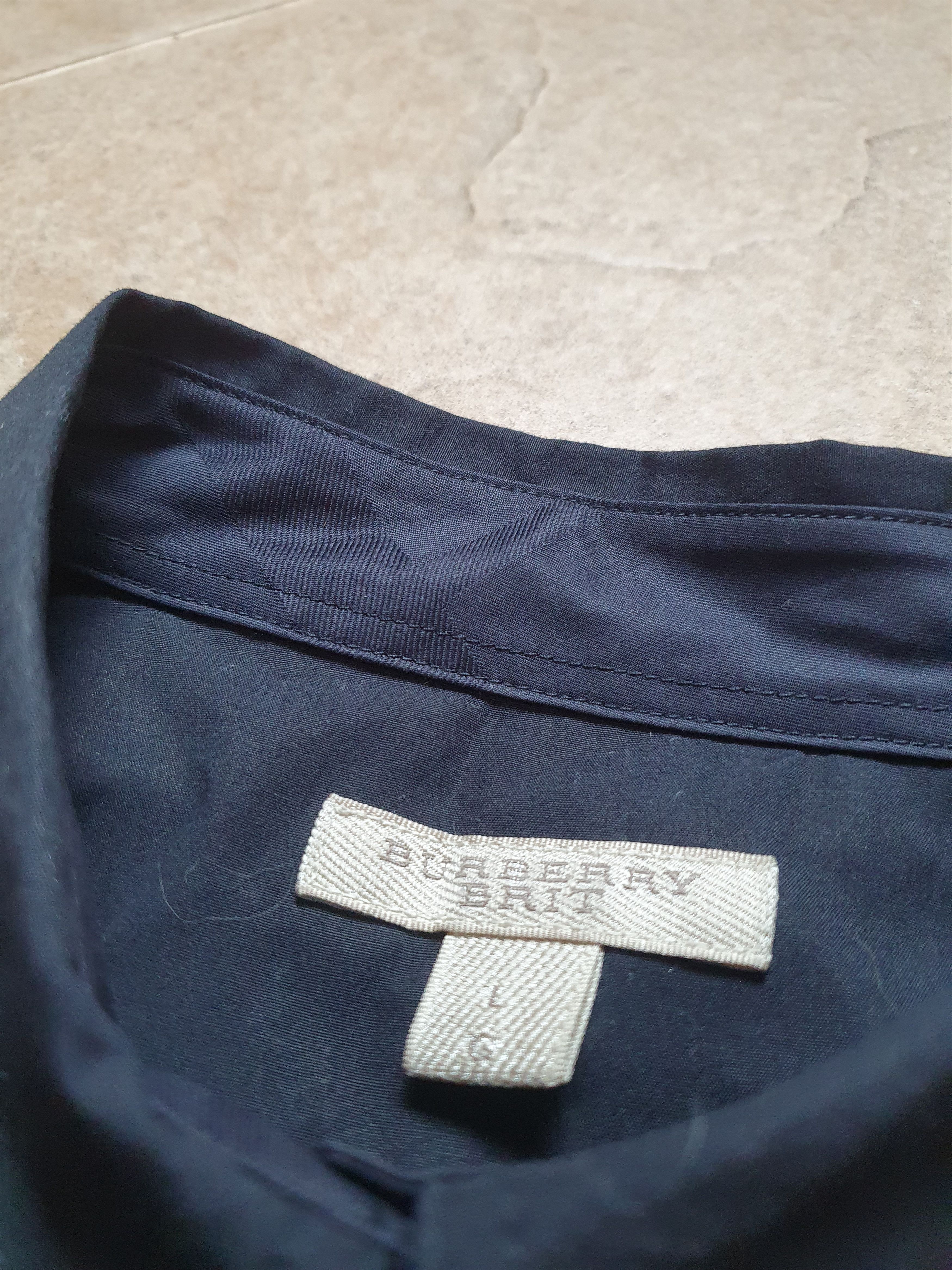 Burberry Vintage Burberry shirt women's Size L Black Luxury Size L / US 10 / IT 46 - 4 Thumbnail