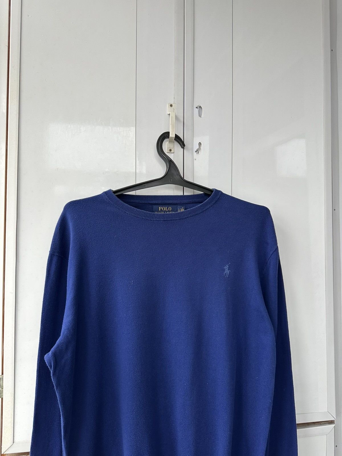 Polo Ralph Lauren Vintage Polo Ralph Lauren Blue Sweater Logo Size US L / EU 52-54 / 3 - 5 Thumbnail