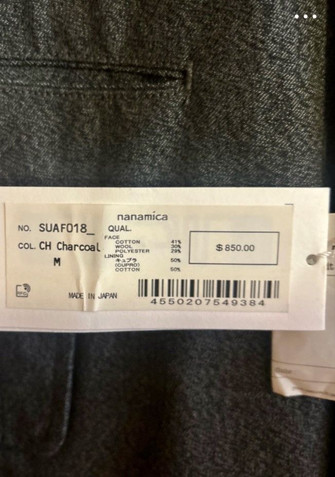 Nanamica Nanamica Tailored Blazer SUAF018 Made in Japan – Size Size 40R - 5 Thumbnail