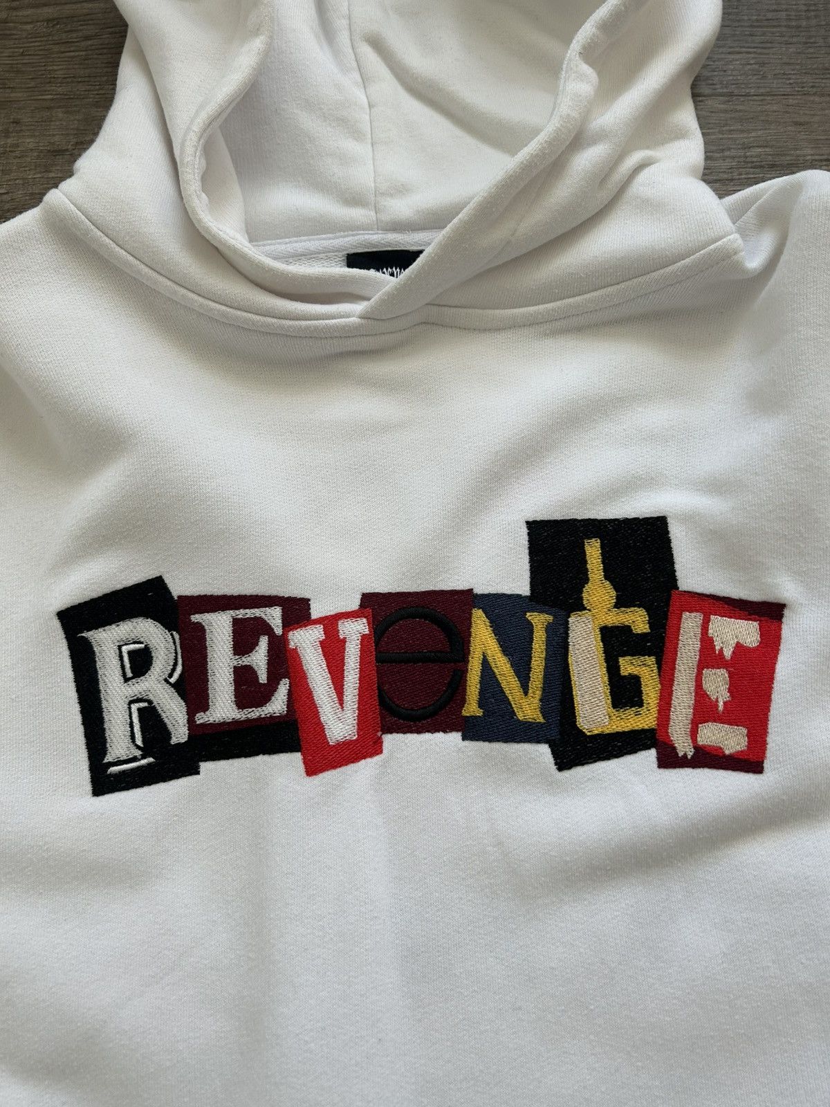 Revenge Revenge Ransom Note Hoodie White 1/100 Size US M / EU 48-50 / 2 - 4 Thumbnail