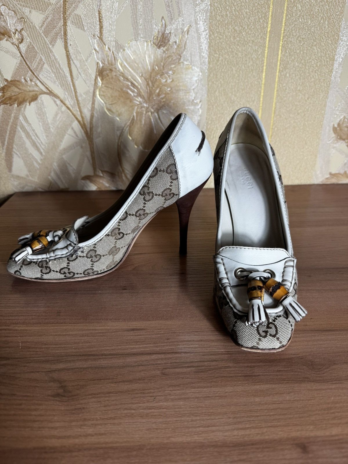 Gucci vintage 90s gucci heels bamboo collection Size US 7 / IT 37 - 3 Thumbnail