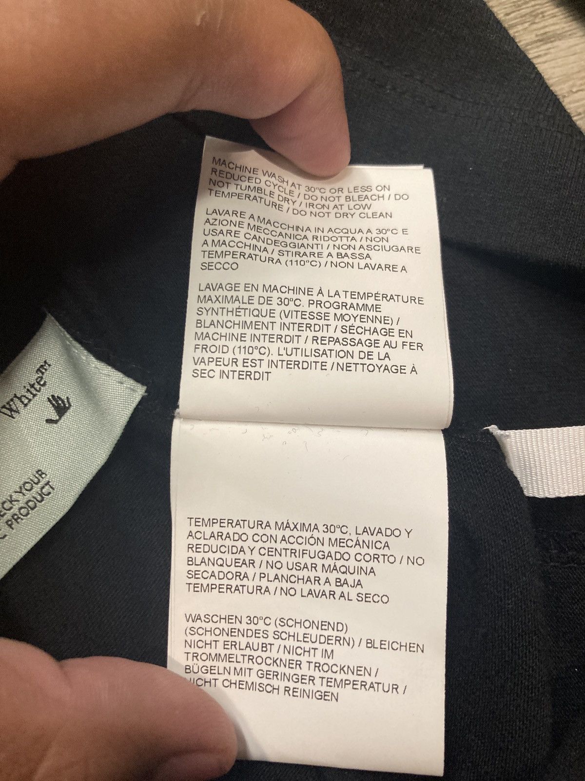 Off-White Off-White Thunder Hoodie/Shirt Size US XXS / EU 40 - 15 Thumbnail