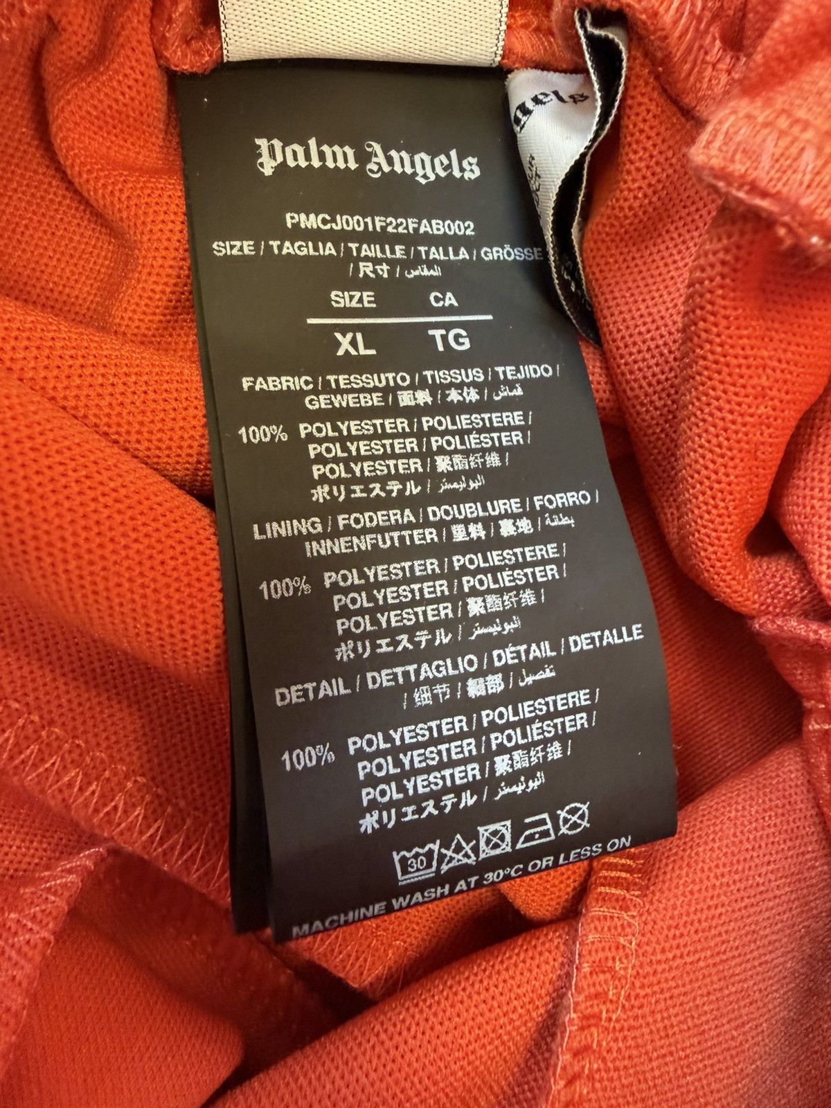 Palm Angels Palm Angels Classic Track Pants 'Brick Red' Size US 38 / EU 54 - 7 Thumbnail