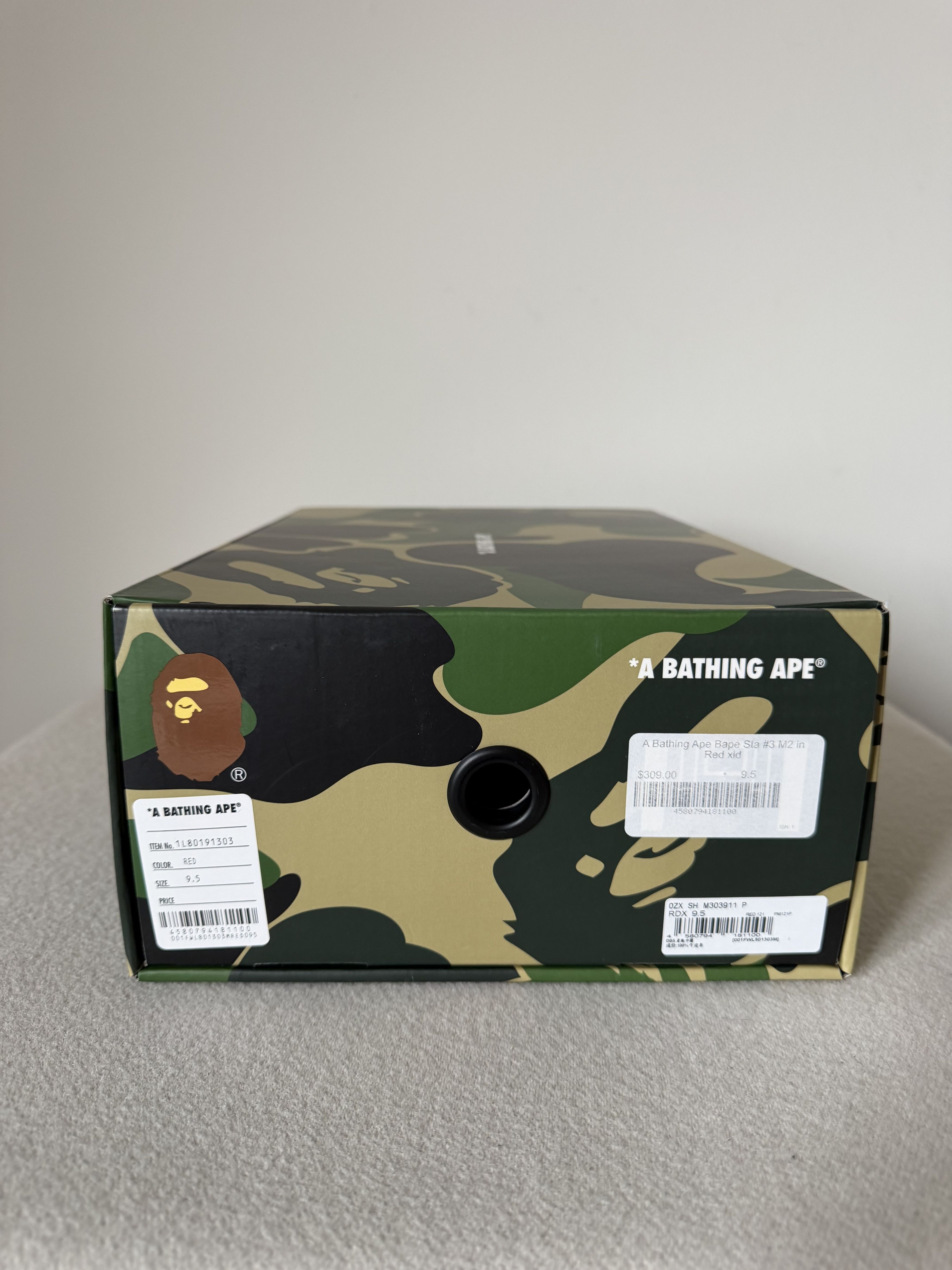 Bape Bape Sta #3 Ostrich in Red Blue Size US 9.5 / EU 42-43 - 8 Thumbnail