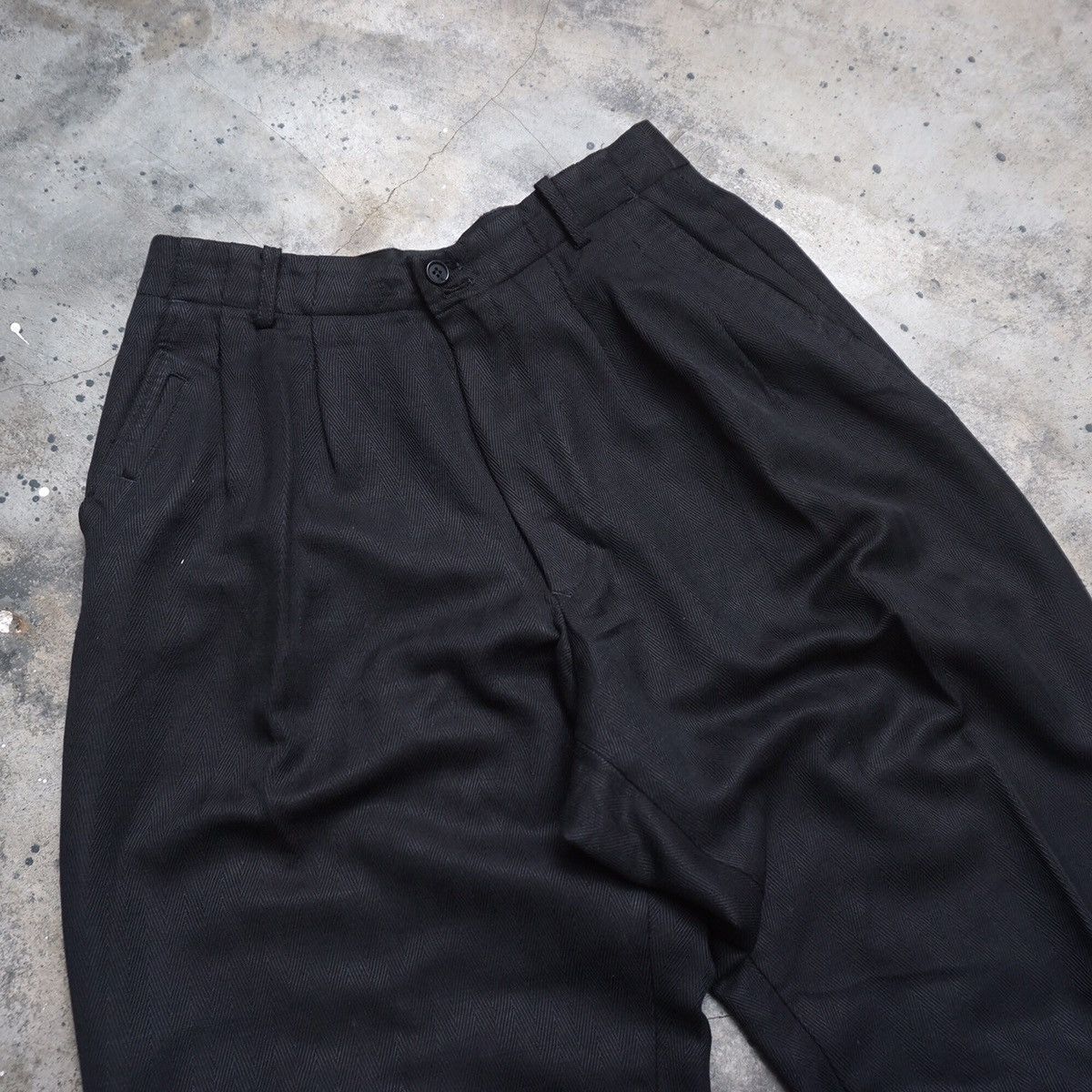 Issey Miyake × Japanese Brand × Tete Homme Vintage Tete Homme Katoh Kazutaka wide pant Size US 29 - 2 Thumbnail