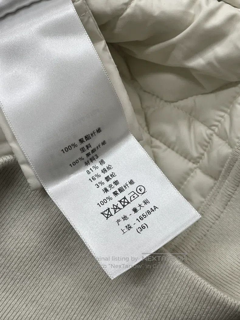Dior Dior White diamond plaid navy collar down vest jacket Size XS / US 0-2 / IT 36-38 - 6 Thumbnail