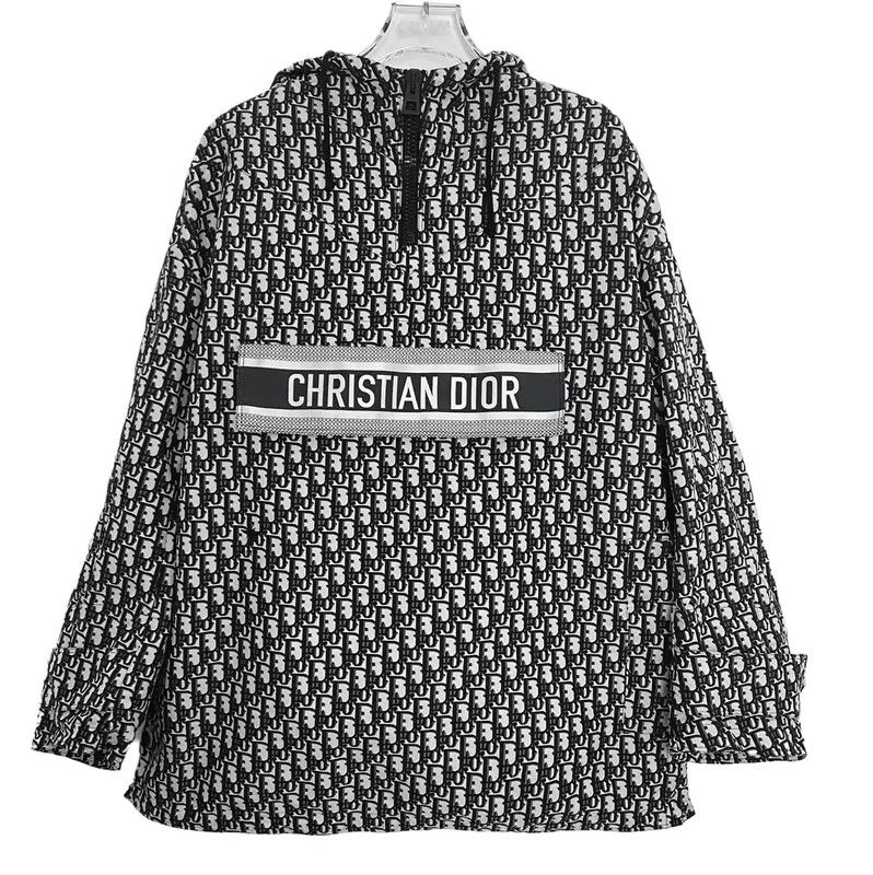 Dior Dior Black Polyester Women's Hoodie 0089 Size XS / US 0-2 / IT 36-38 - 1 Thumbnail