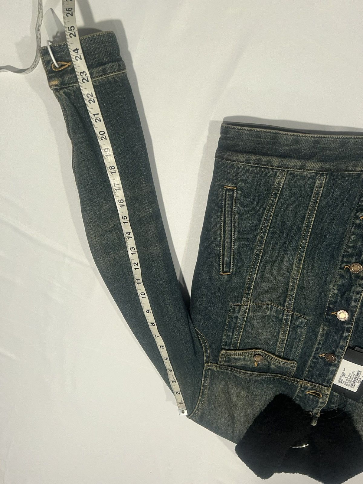 Saint Laurent Paris Saint Laurent men’s denim shearling jacket. S. $2500 Size US S / EU 44-46 / 1 - 3 Thumbnail