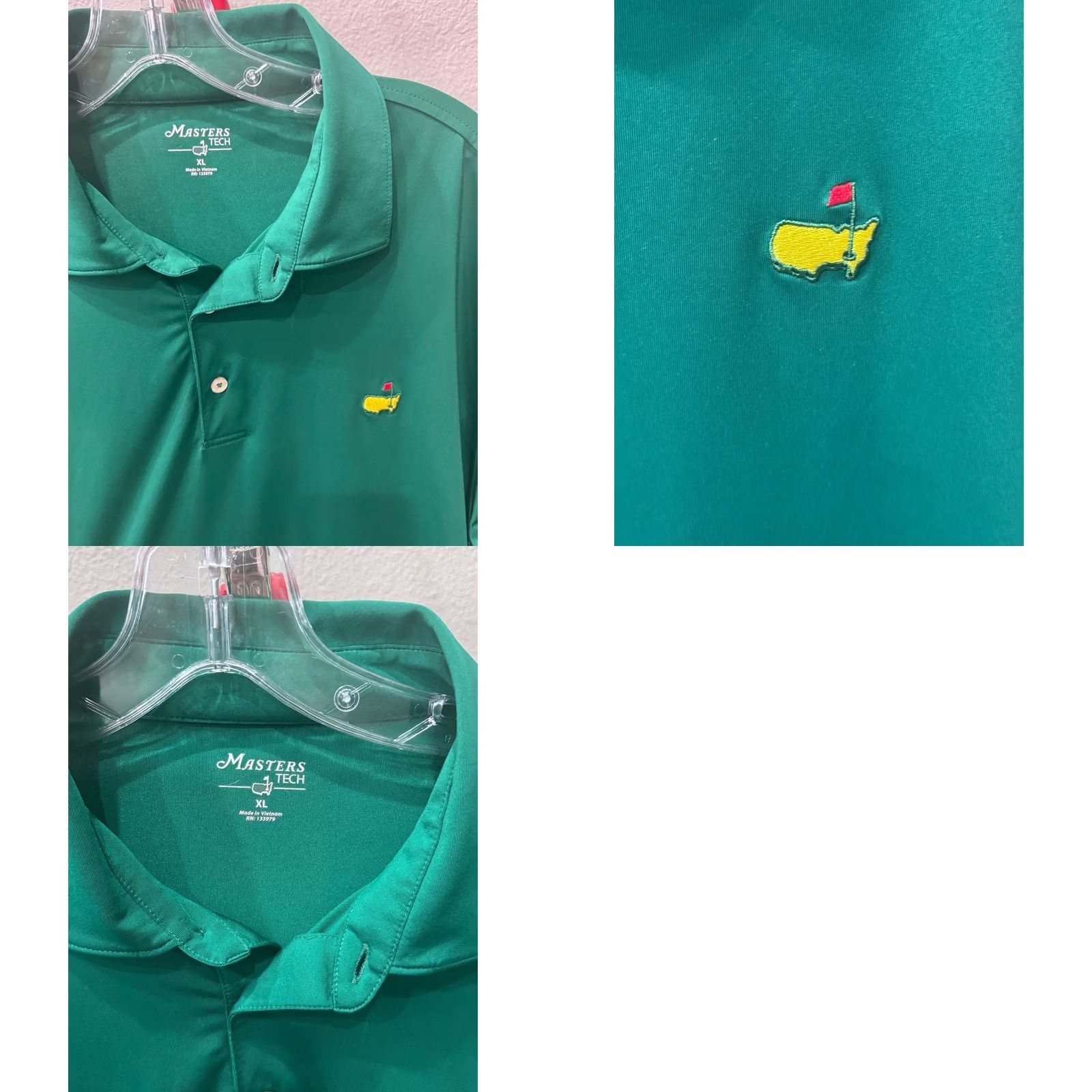 Vintage Masters Agusta Green Golf POLO SHIRT XL Men XS? Size US XL / EU 56 / 4 - 9 Thumbnail