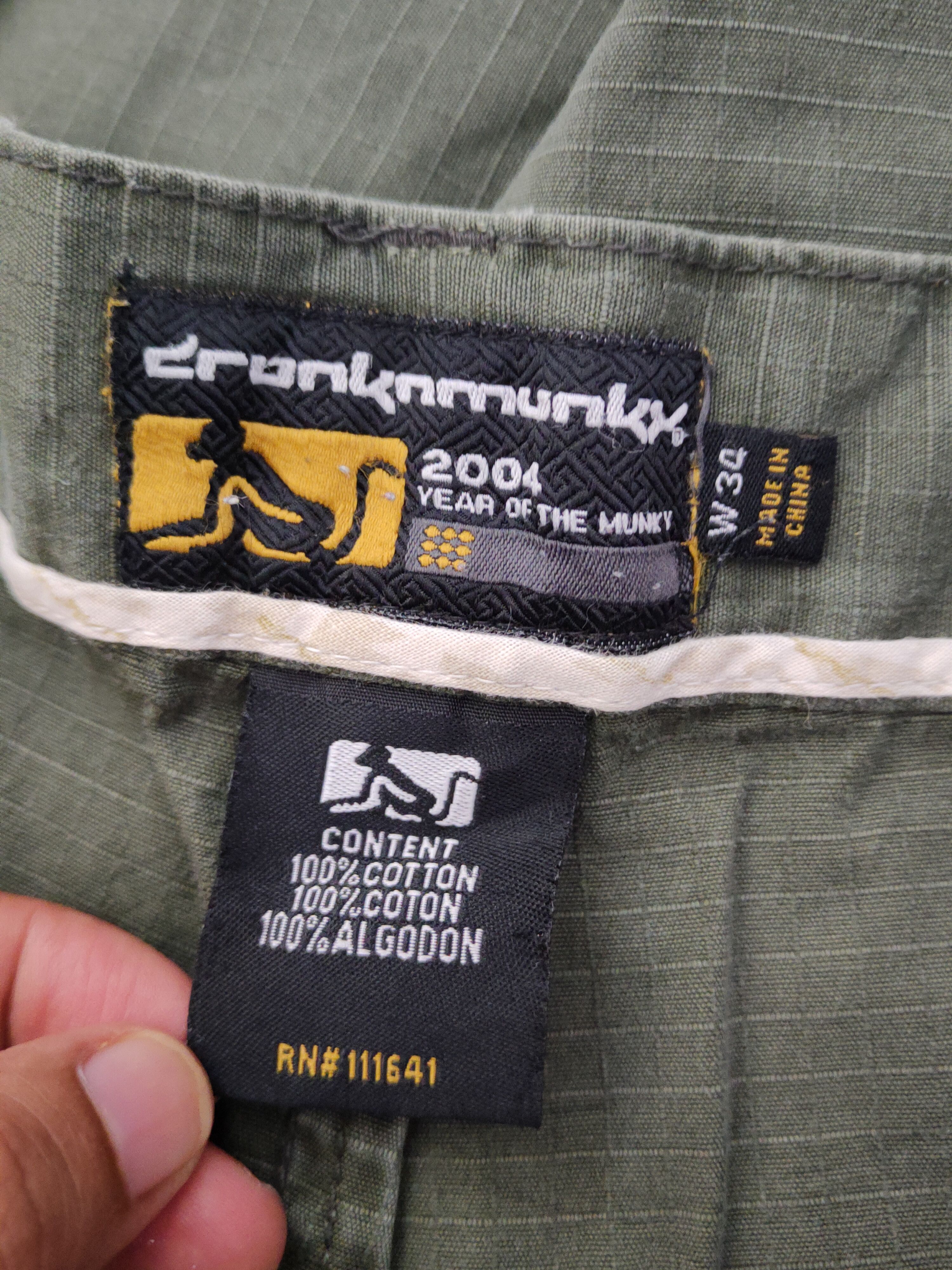 DrunknMunky DL Drunkn Munky Green Multipocket Tactical Cargo Pants #942 Size US 34 / EU 50 - 16 Thumbnail