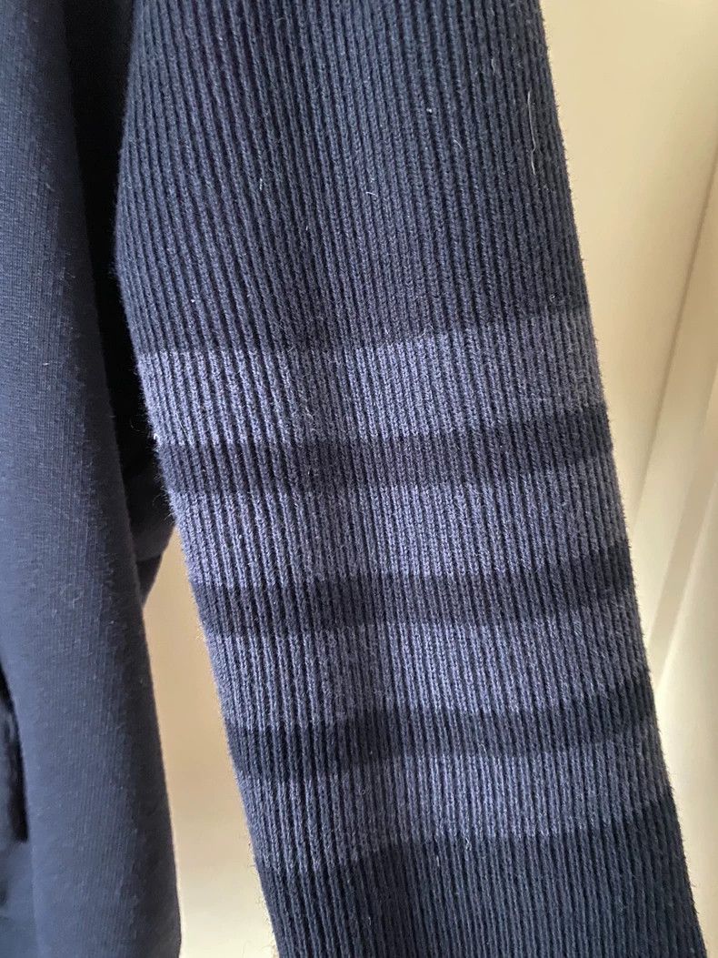 Thom Browne Thom browne Dark blue four-striped hooded pullover sweatshi Size US M / EU 48-50 / 2 - 3 Thumbnail