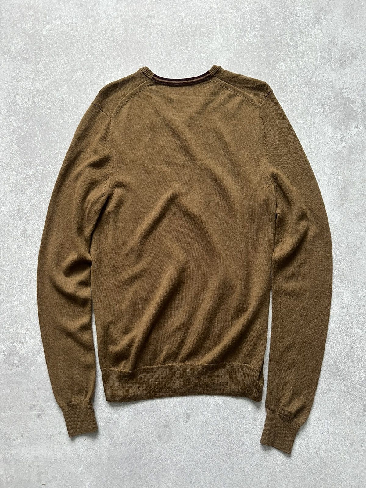 Fred Perry × Vintage Sweater V-neck Fred Perry Merino Wool size S Size US S / EU 44-46 / 1 - 14 Thumbnail