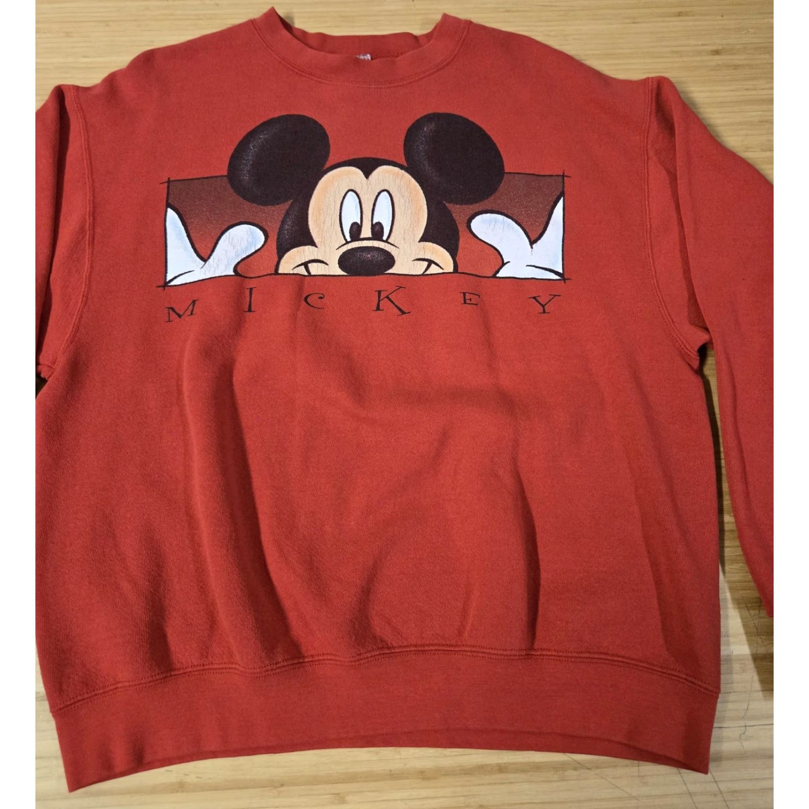 Disney VINTAGE Disney Store Sweatshirt Mens Medium Mickey Mouse Graphic Made USA 90s Size US M / EU 48-50 / 2 - 3 Thumbnail