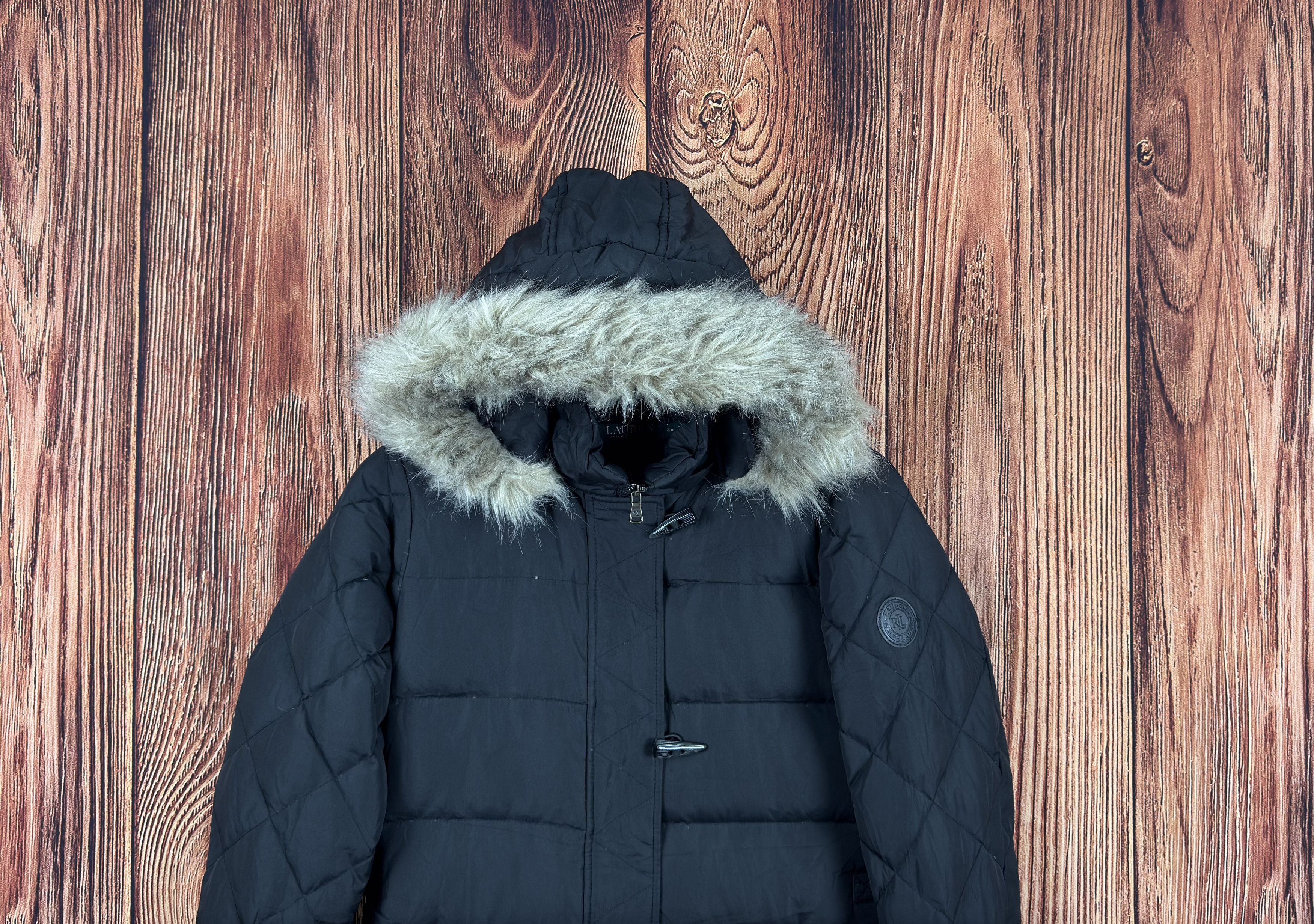Lauren Ralph Lauren Lauren Ralph Lauren Down Hooded Black Puffer Women's Jacket Size XS / US 0-2 / IT 36-38 - 2 Thumbnail