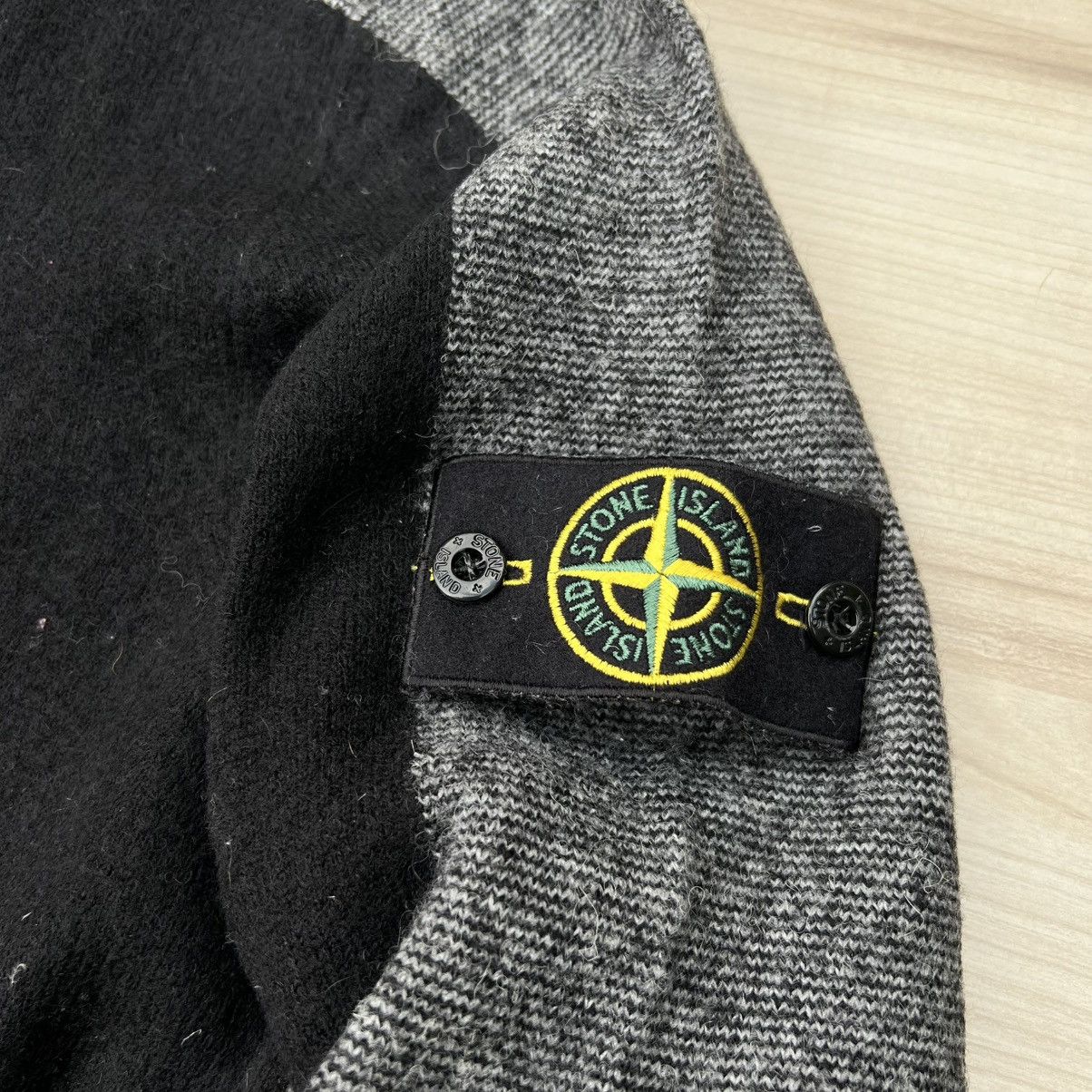 Stone Island Stone Island Multi Colour Block Soft Knit Crewneck Size US XXL / EU 58 / 5 - 5 Thumbnail