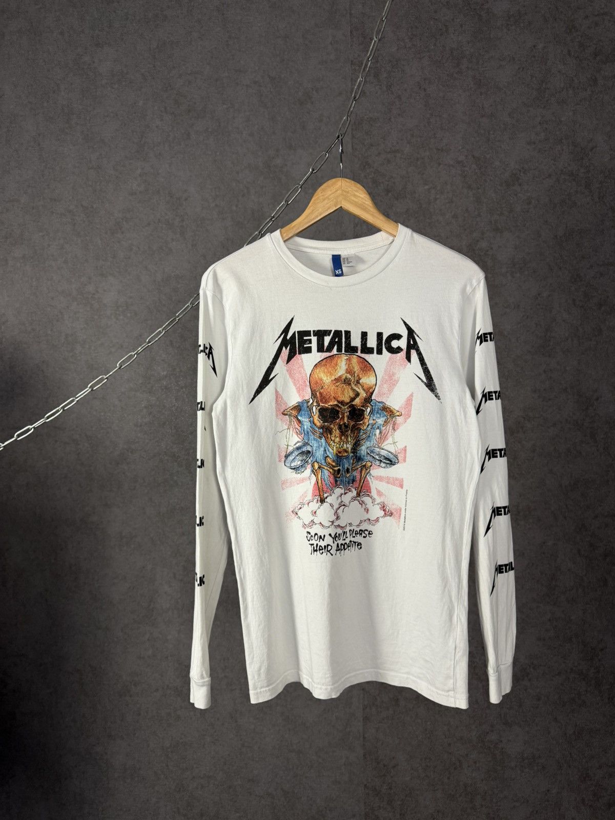 H&M × Metallica Metallica skull rock band longsleeve Size US XS / EU 42 / 0 - 1 Thumbnail