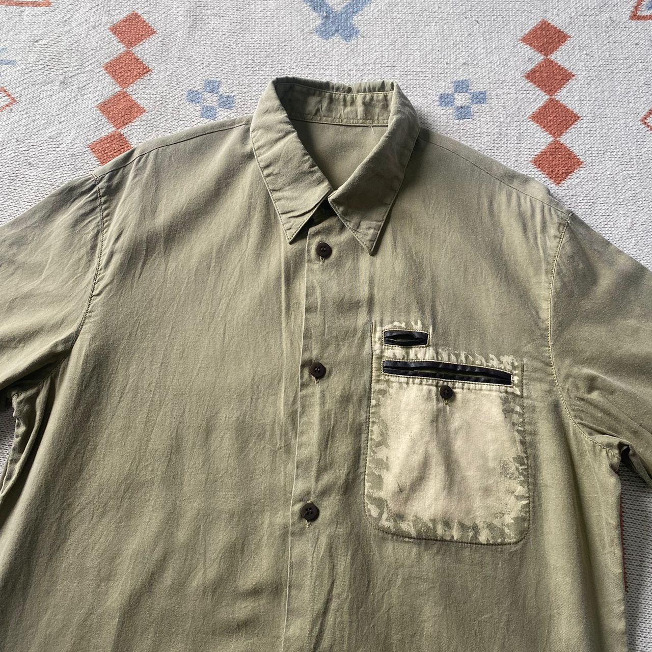 Japanese Brand × Y's for Men × Yohji Yamamoto Yohji Yamamoto AAR Rare Design Shirt Size US M / EU 48-50 / 2 - 2 Thumbnail