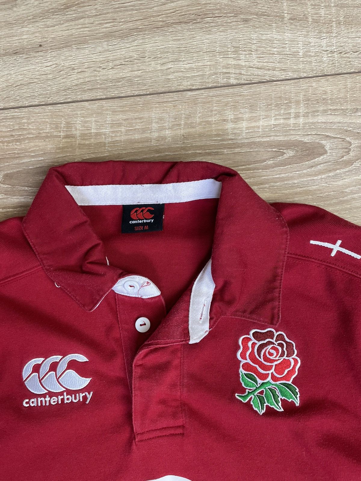 Canterbury of New Zealand Men’s Canterbury England O2 Long Sleeve Rugby Shirt Size US M / EU 48-50 / 2 - 2 Thumbnail