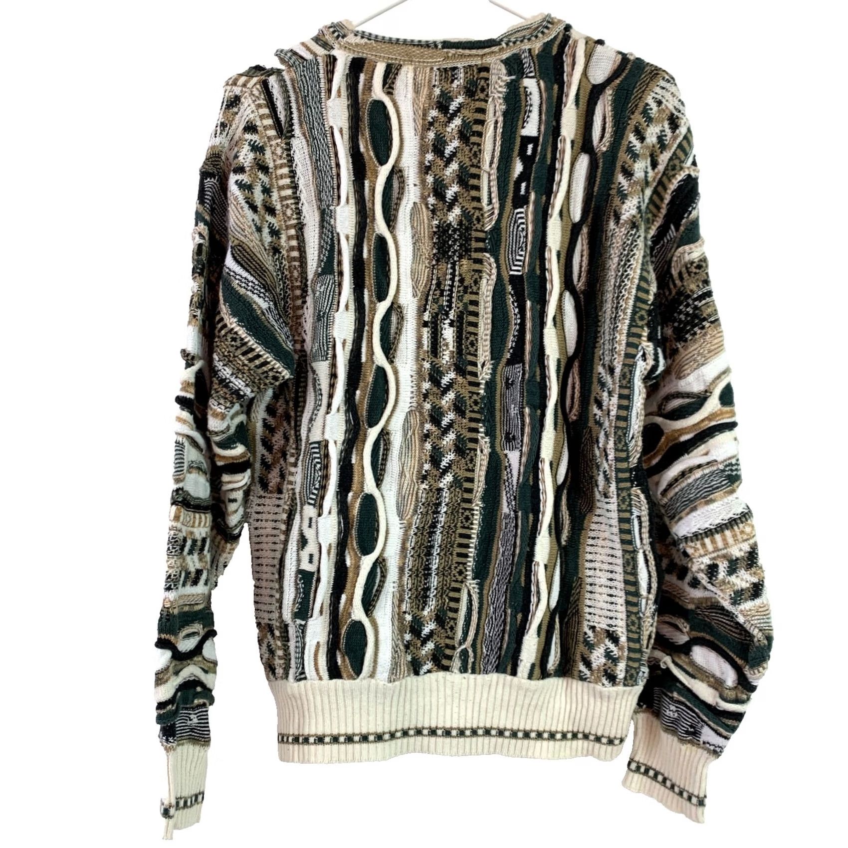 Vintage VINTAGE Florence Tricot Neutrals Black Coogi Look Sweater Small Indie Sleaze Shirt Womens Size US S / EU 44-46 / 1 - 7 Thumbnail