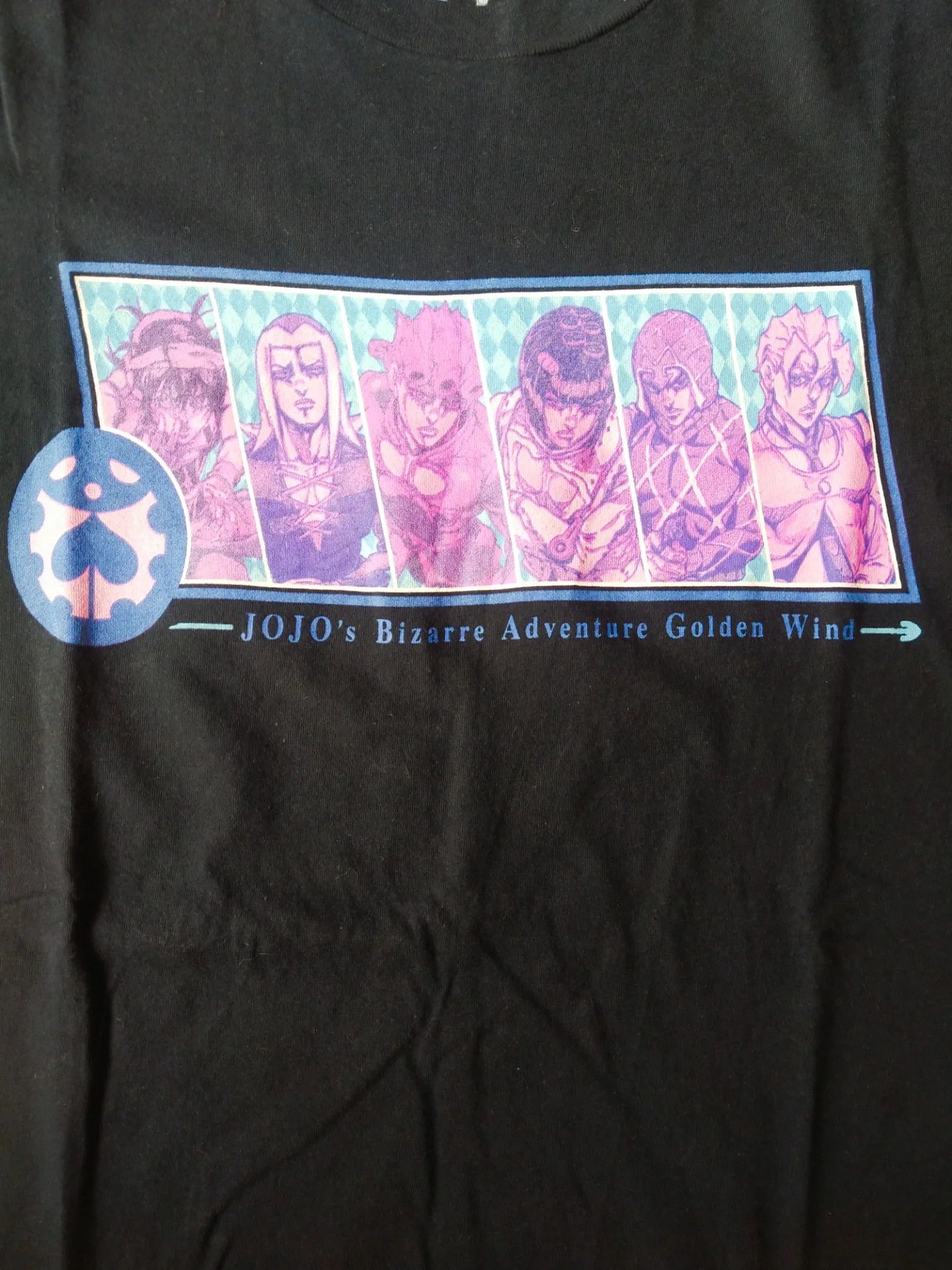 Anime Jojo's Bizarre Adventure Golden Wind Box Chara Anime Tee Size US S / EU 44-46 / 1 - 2 Thumbnail
