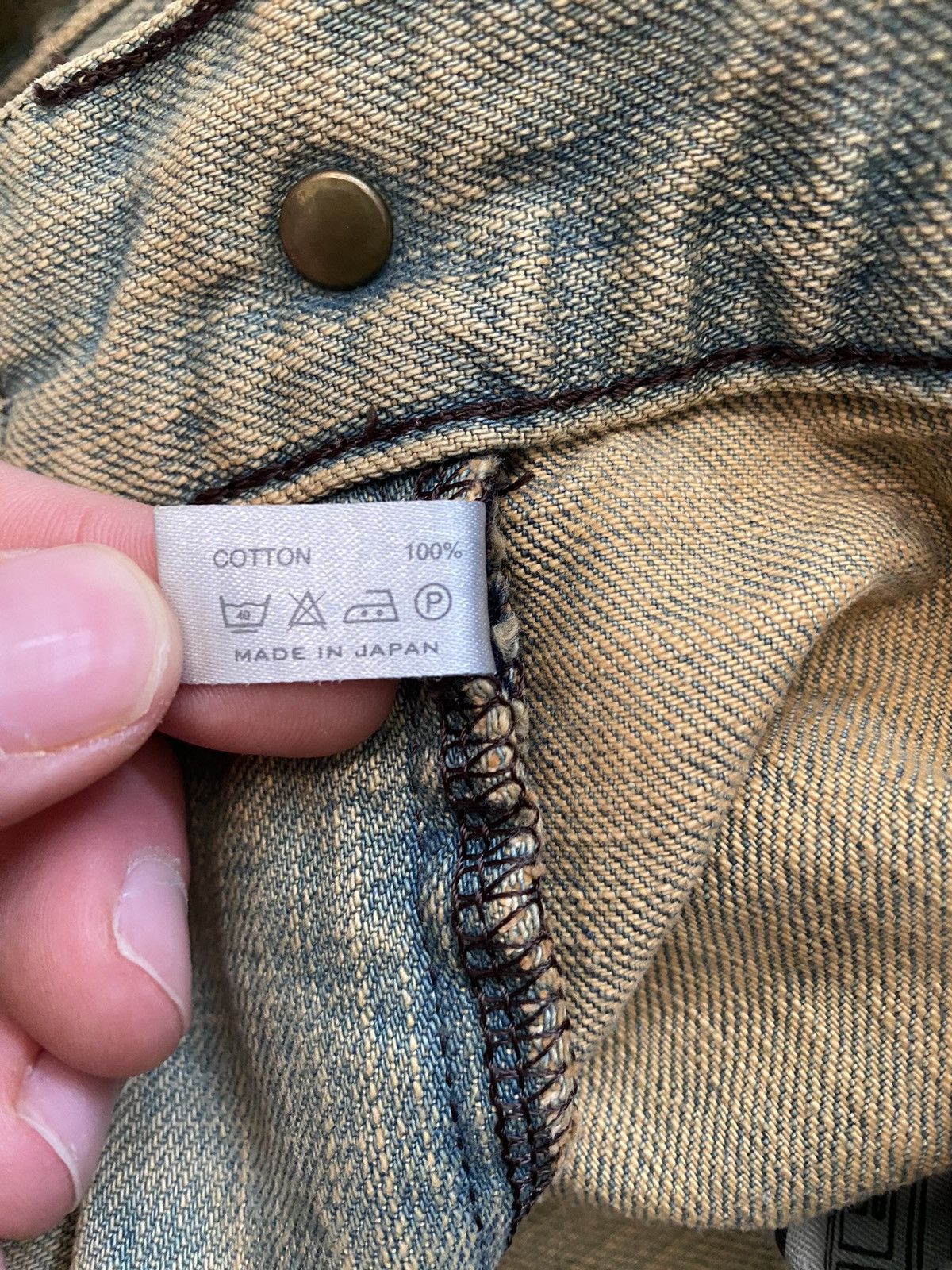 Japanese Brand Number (N)ine 02 Denim Size US 32 / EU 48 - 7 Thumbnail