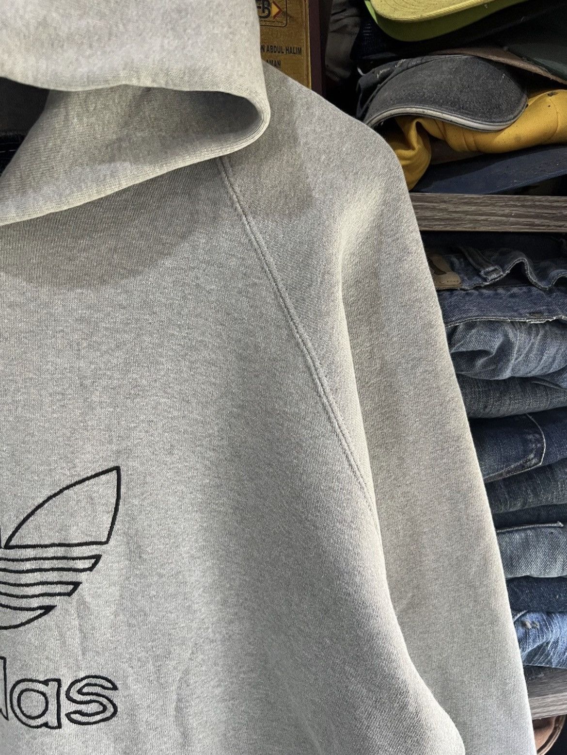 Adidas 🔥Vintage Adidas Trefoil Made in Usa Hoodies Size US XL / EU 56 / 4 - 6 Thumbnail